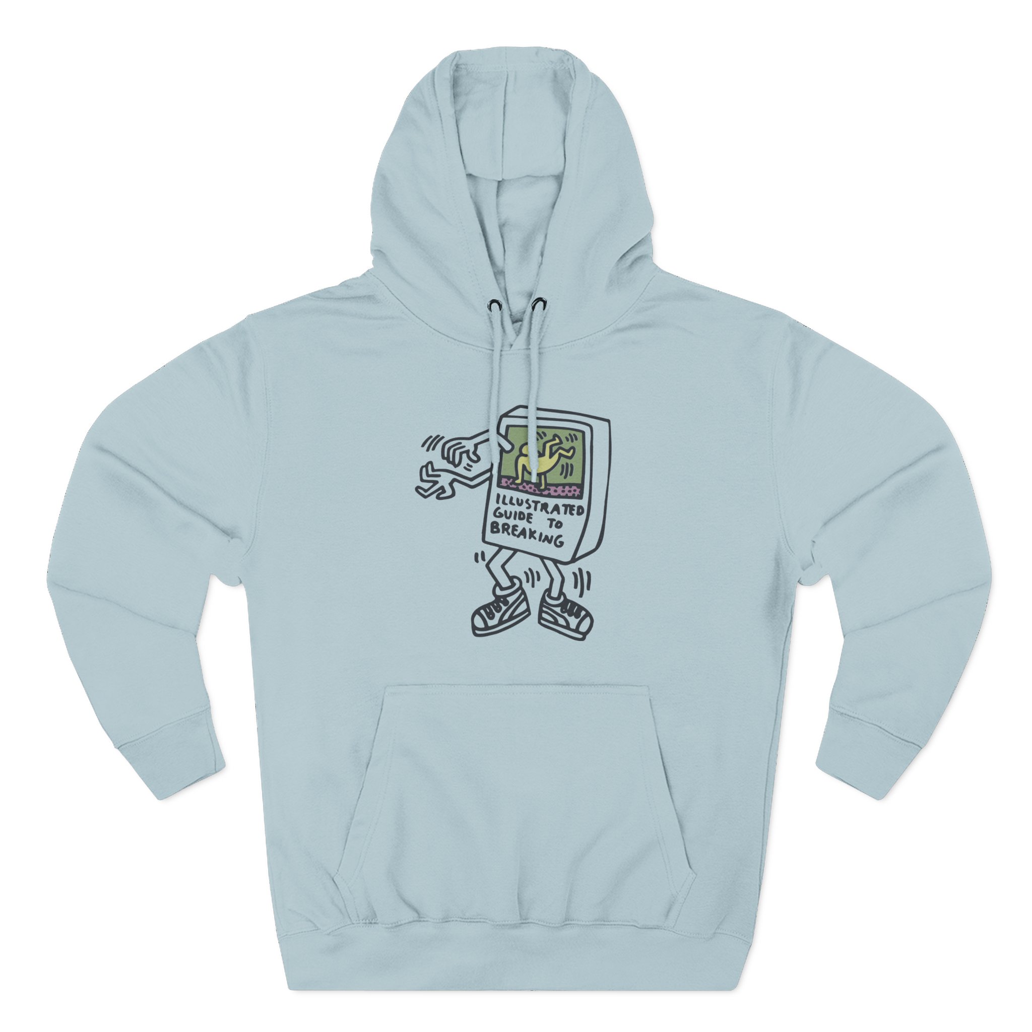 Slogoman Three-Panel Fleece Hoodie