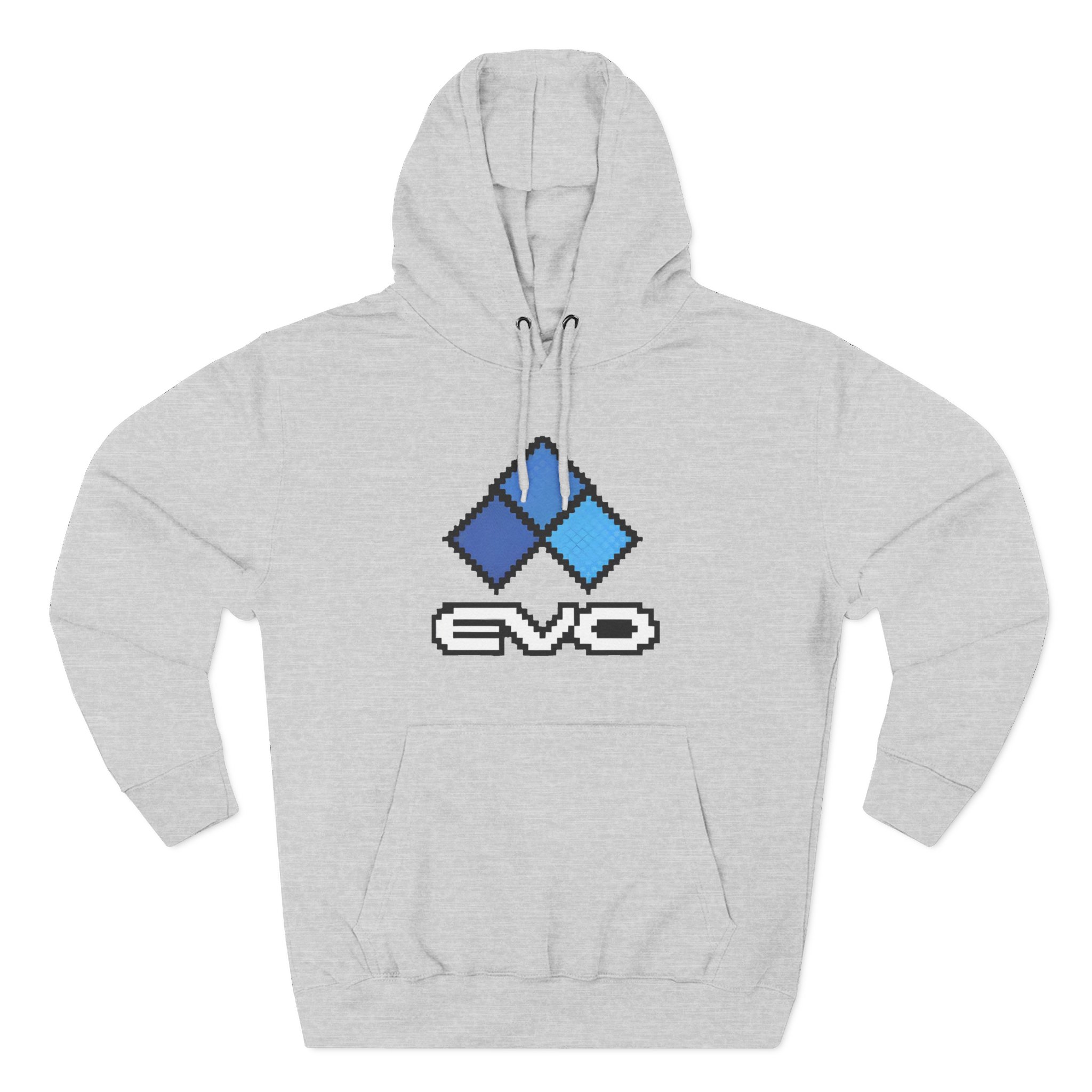 Evo 8 Bit Logo Returns Three-Panel Fleece Hoodie