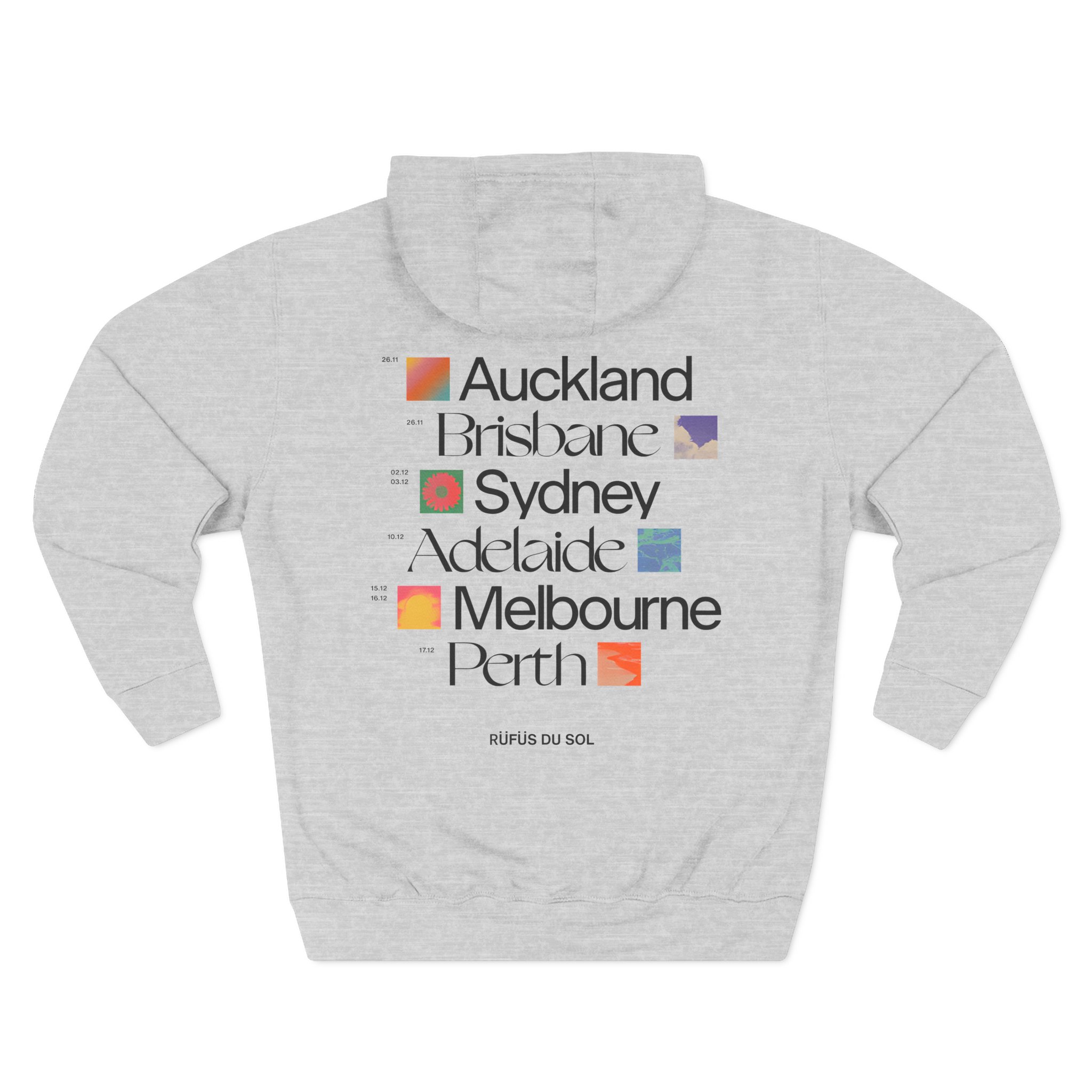 Rufus Du Sol Three-Panel Fleece Hoodie