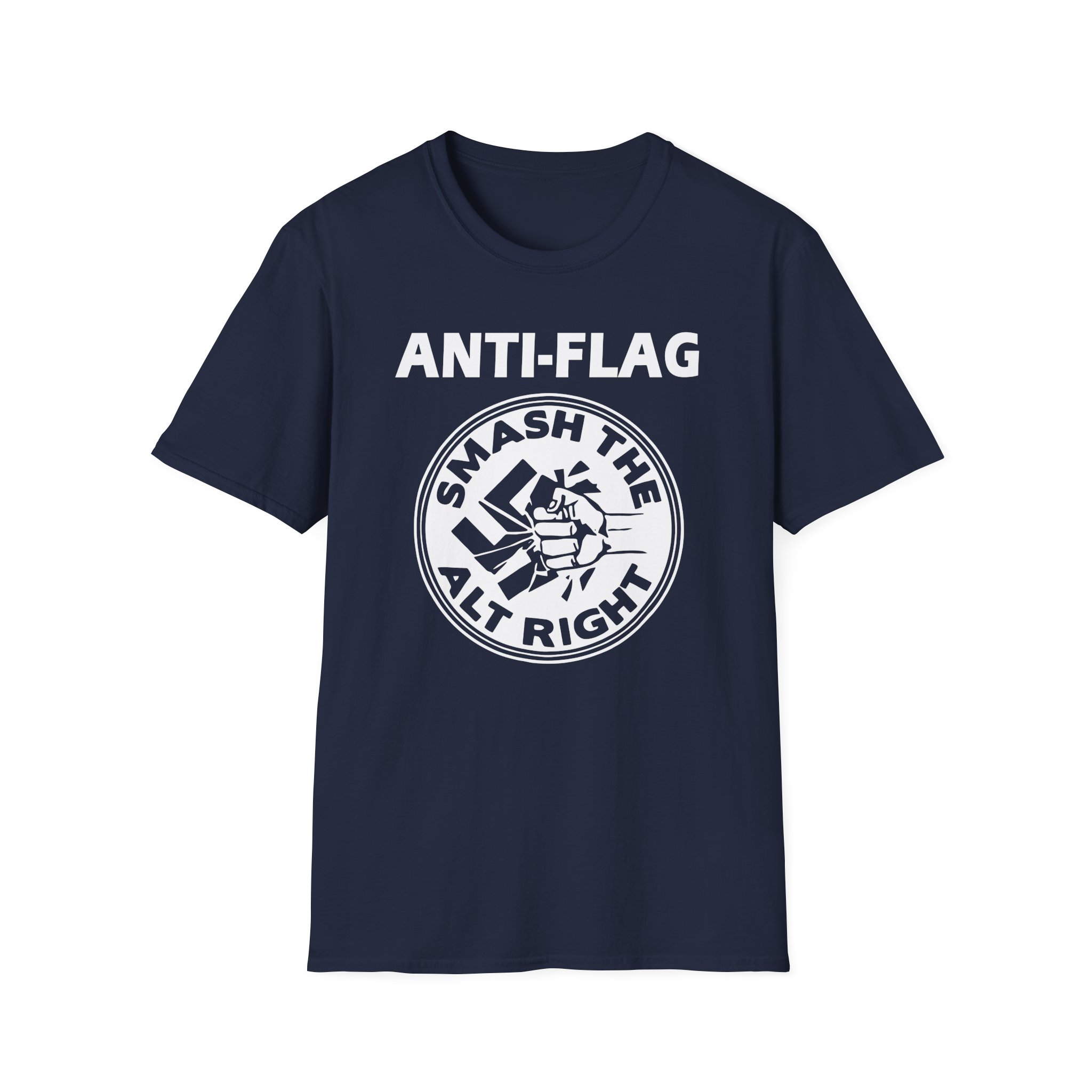 Anti Flag Smash the Alt Right Unisex Softstyle T-Shirt