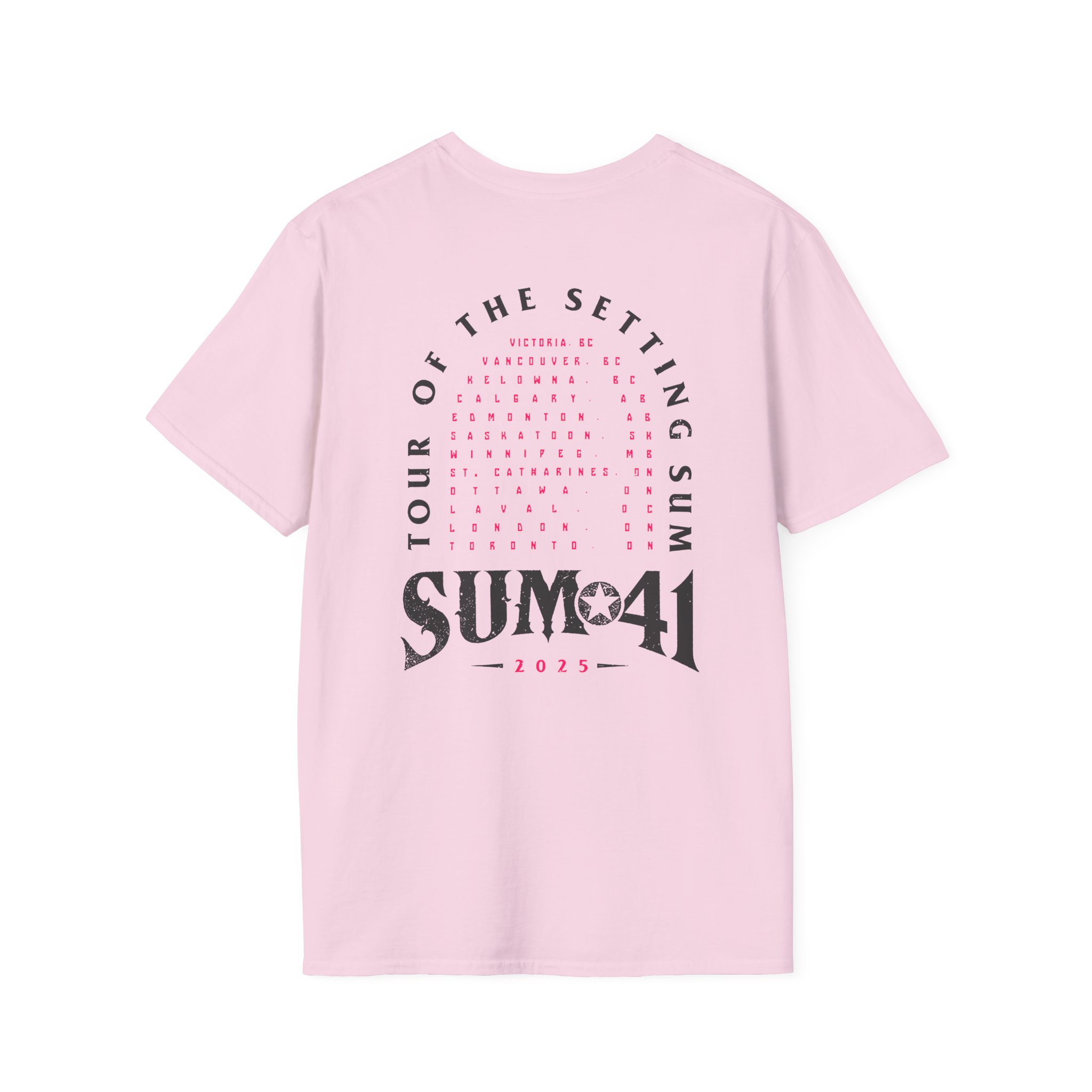 Sum 41 Tour of the Setting Sum Unisex Softstyle T-Shirt