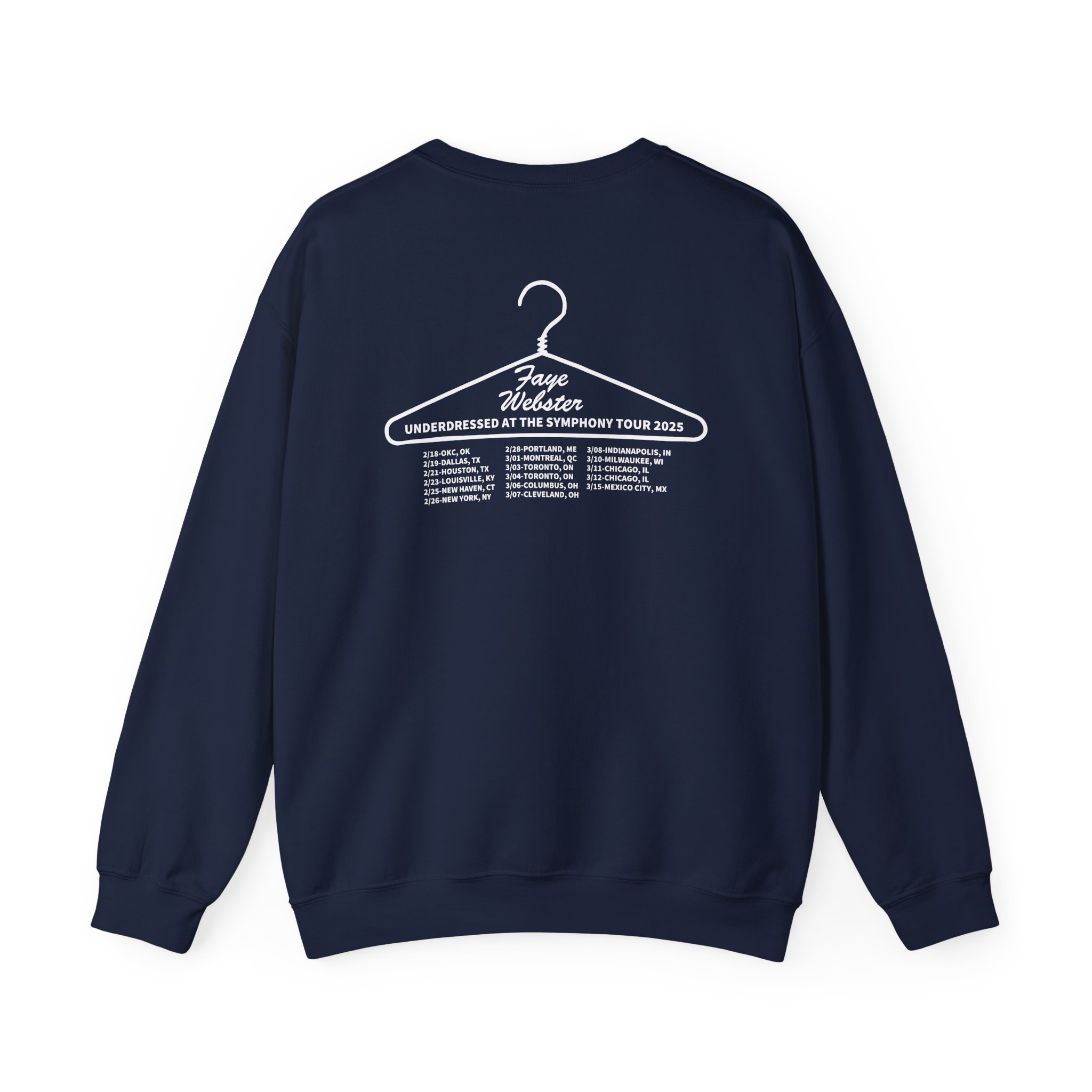Faye Webster Underdressed at the Symphony 2025 Tour Unisex Heavy Blendâ„¢ Crewneck Sweatshirt