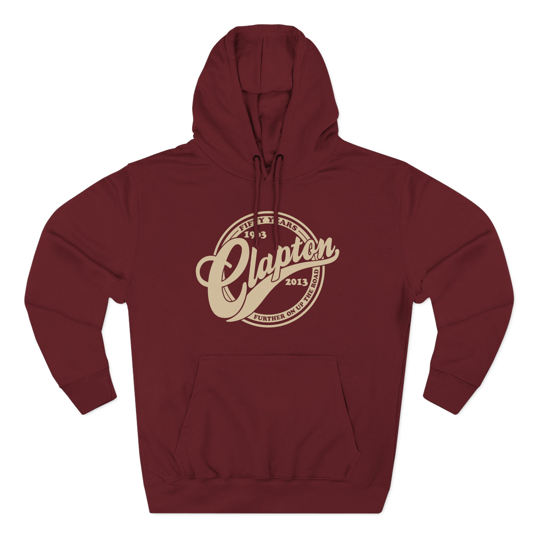 Eric Clapton 50 Years Three-Panel Fleece Hoodie