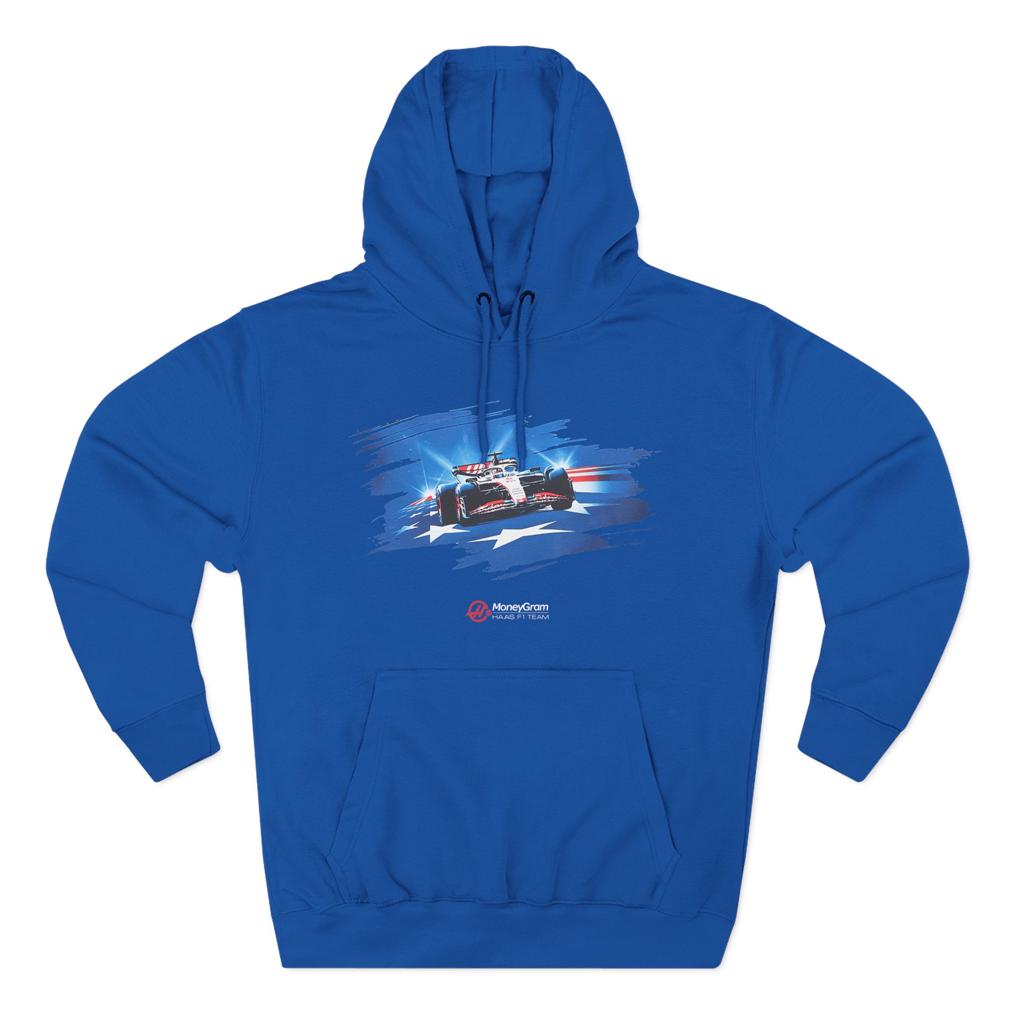 Haas F1 Usa Three-Panel Fleece Hoodie