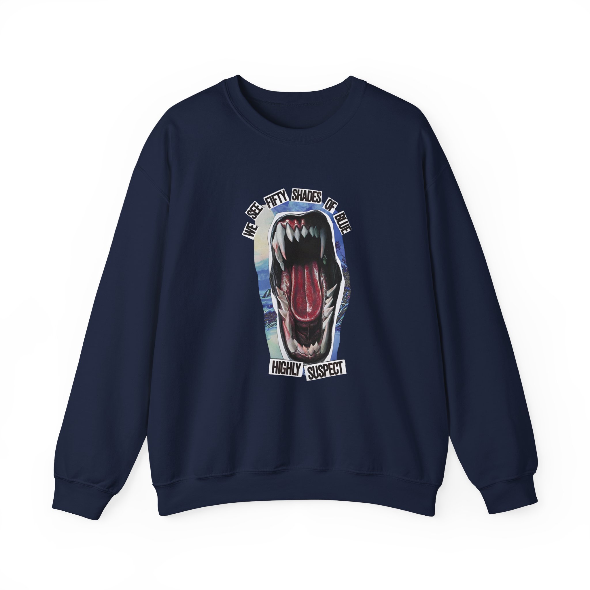 Highly Suspect the Blue-eyed Devil Unisex Heavy Blend Crewneck Sweatshirt