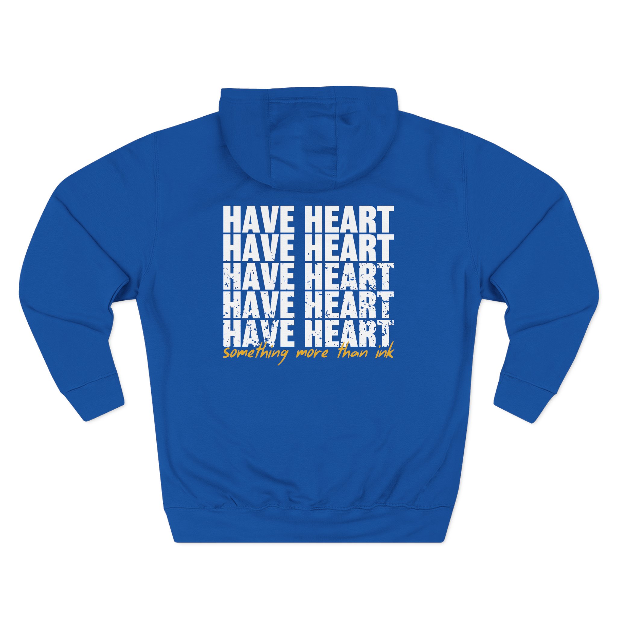 Have Heart Something More Than Ink Three-Panel Fleece Hoodie
