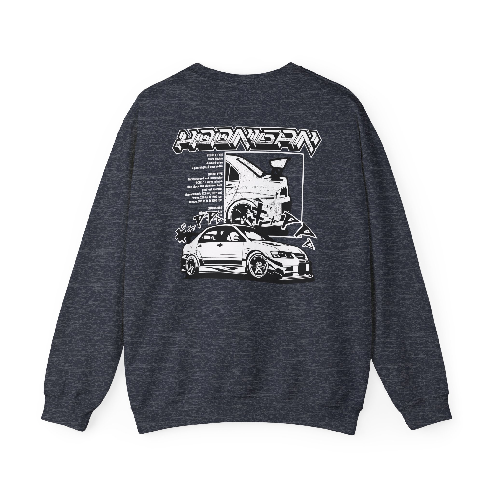 Ken Block Hoonigan Hardtail Unisex Heavy Blendâ„¢ Crewneck Sweatshirt