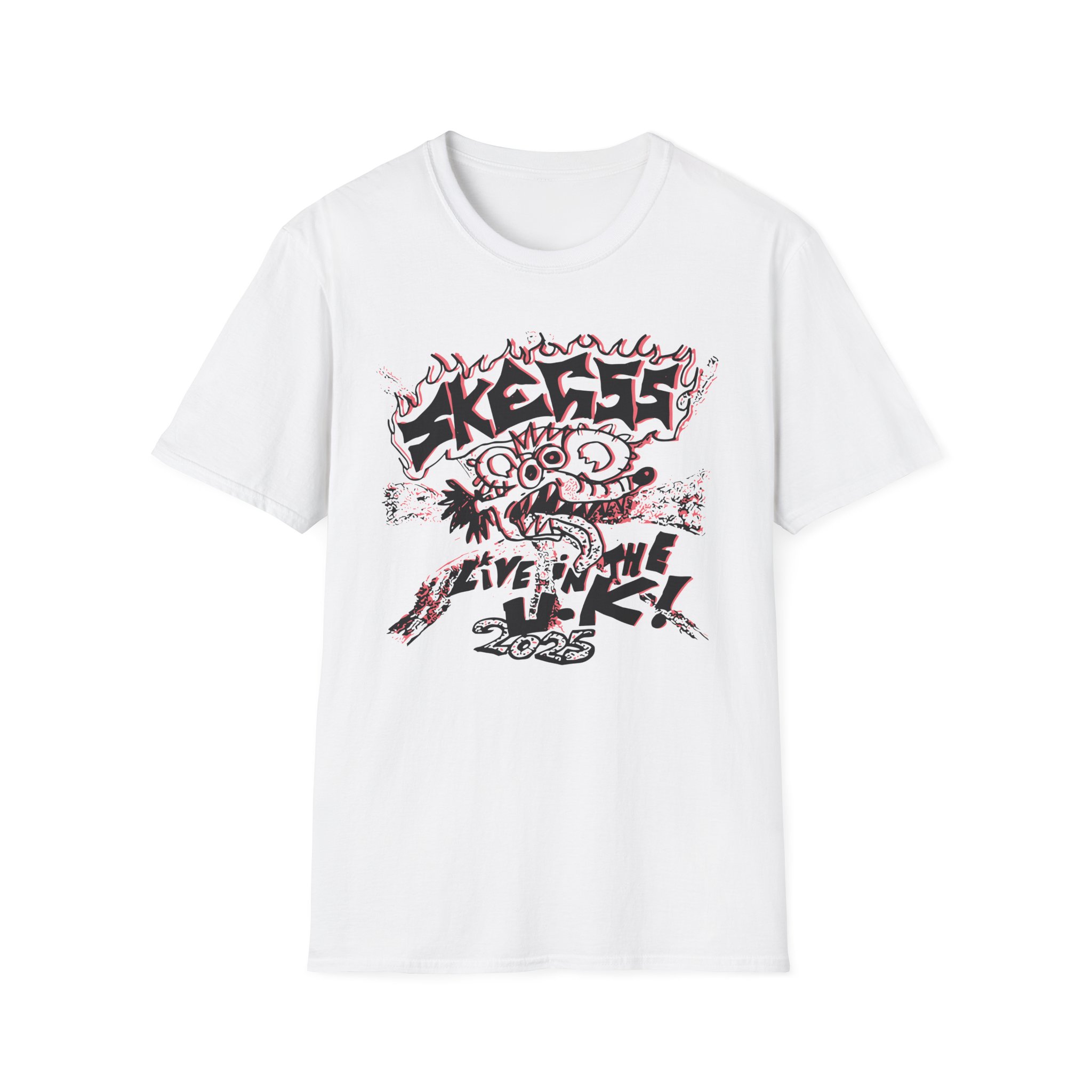 Skegss Live in the Uk 2025 Unisex Softstyle T-Shirt