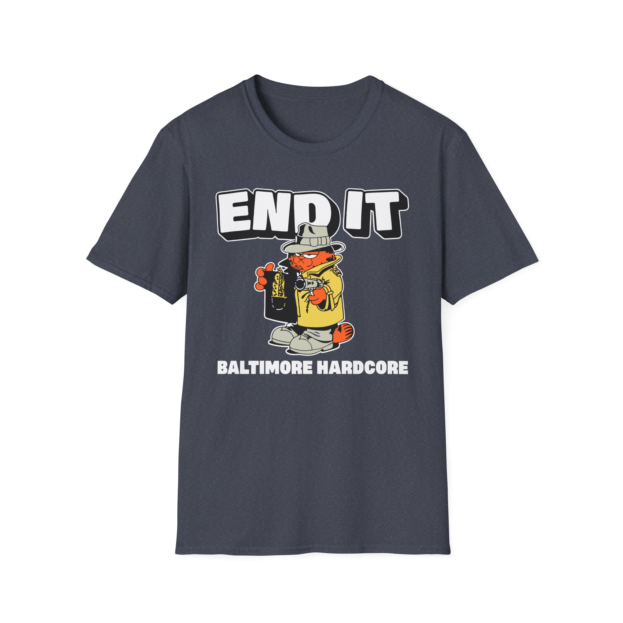 End It Baltimore Hardcore Unisex Softstyle T-Shirt