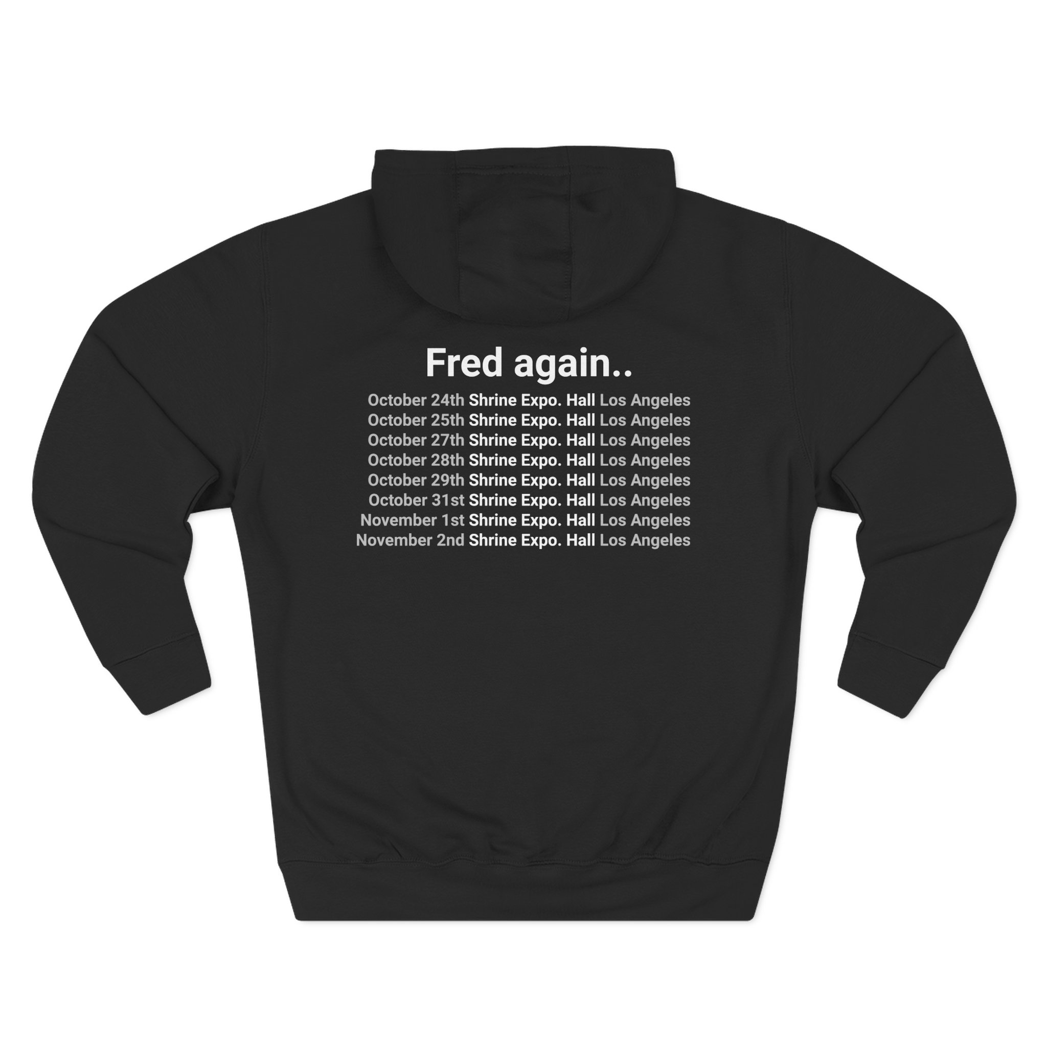 Fred Again Shrine Again Three-Panel Fleece Hoodie