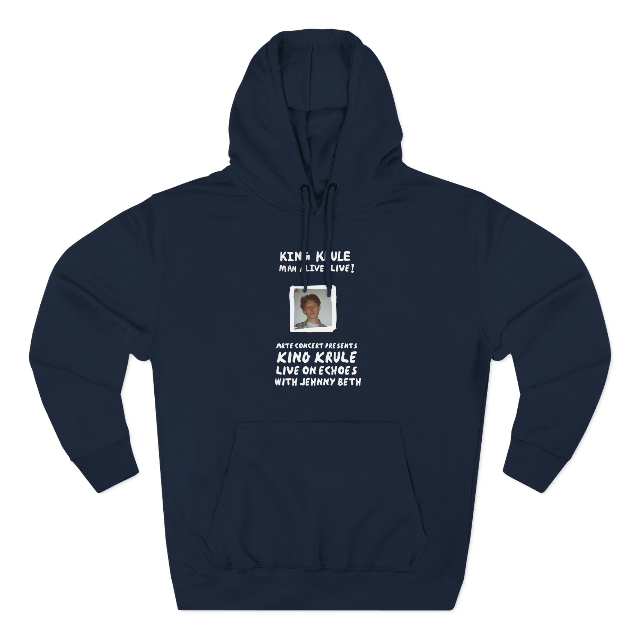 King Krule Three-Panel Fleece Hoodie
