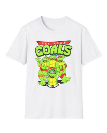 Set Your Goals Ninja Turtles Unisex Softstyle T-Shirt