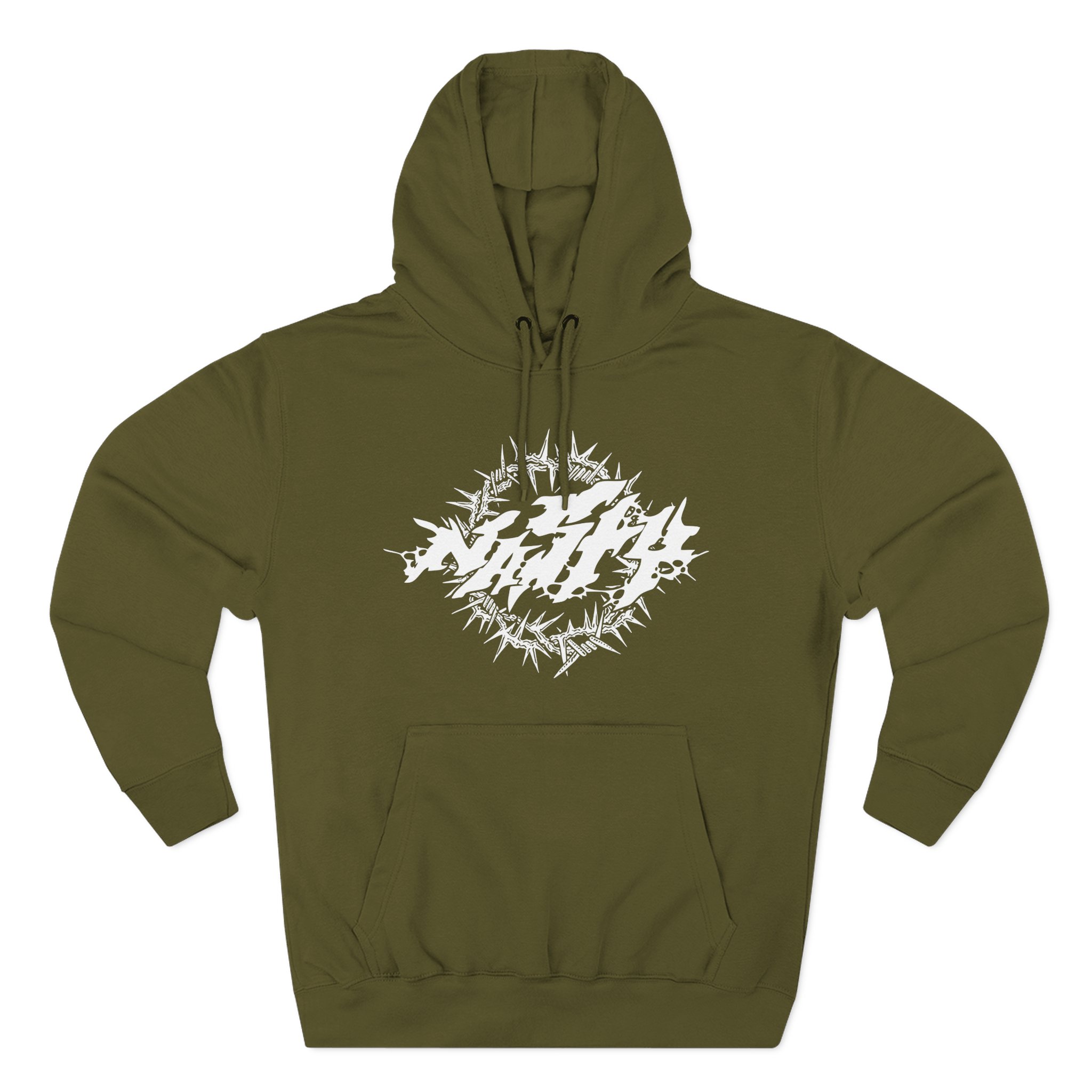 Nasty Thorns Three-Panel Fleece Hoodie