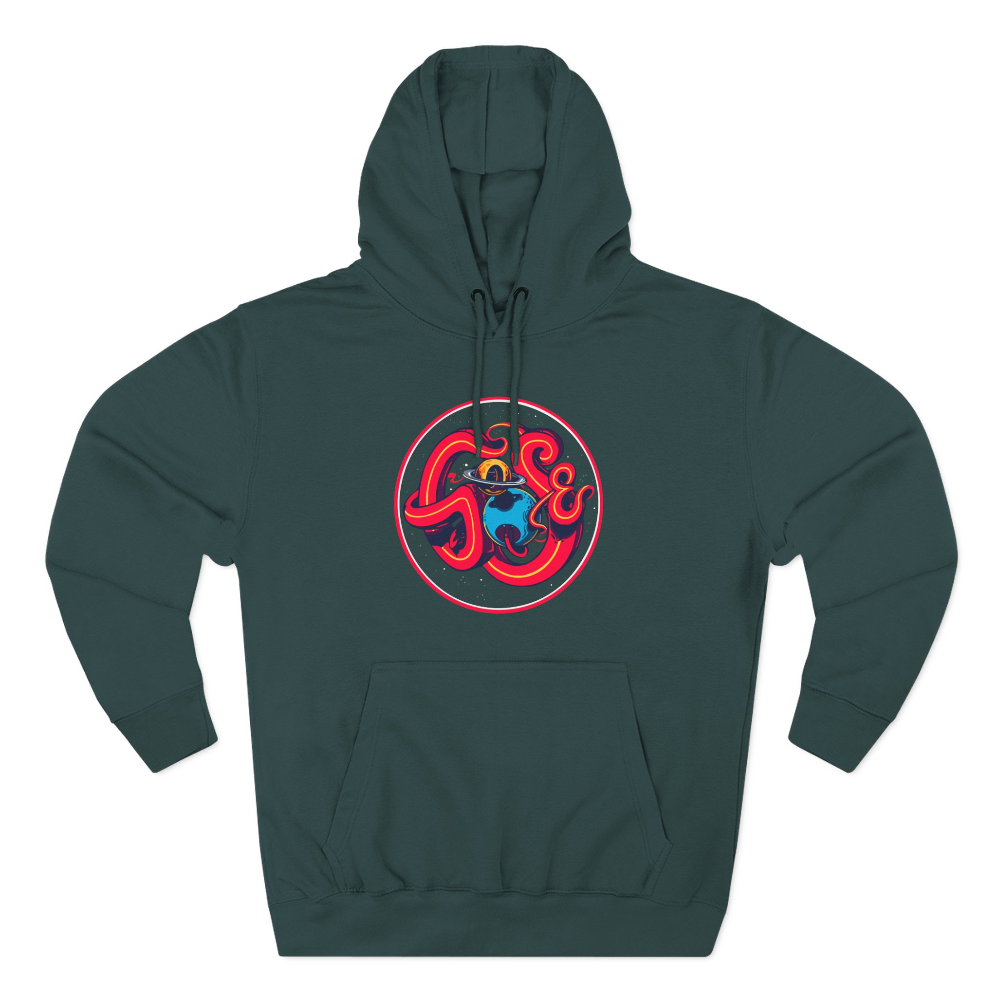 Goose Planetary Three-Panel Fleece Hoodie