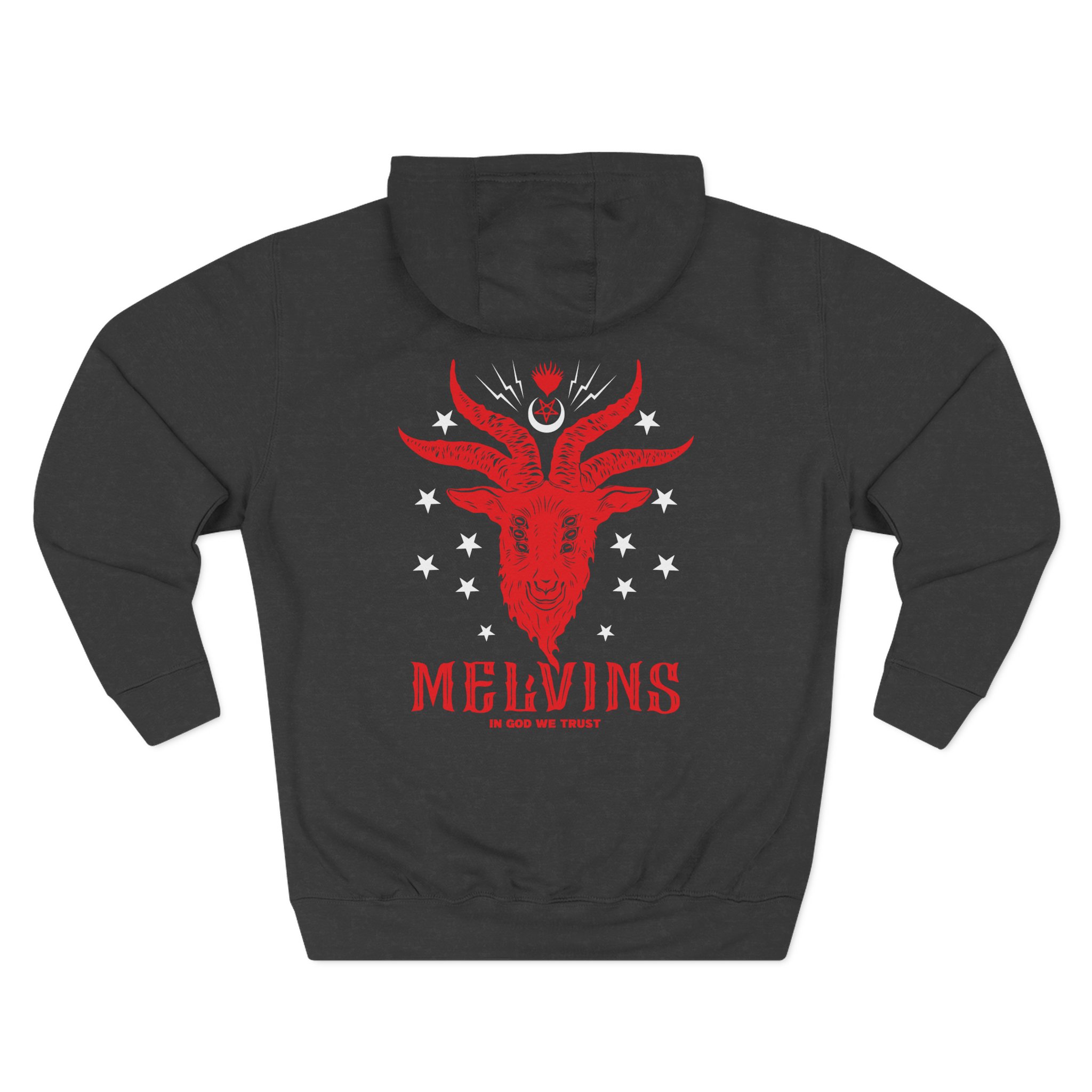 Melvins in God We Trust Three-Panel Fleece Hoodie