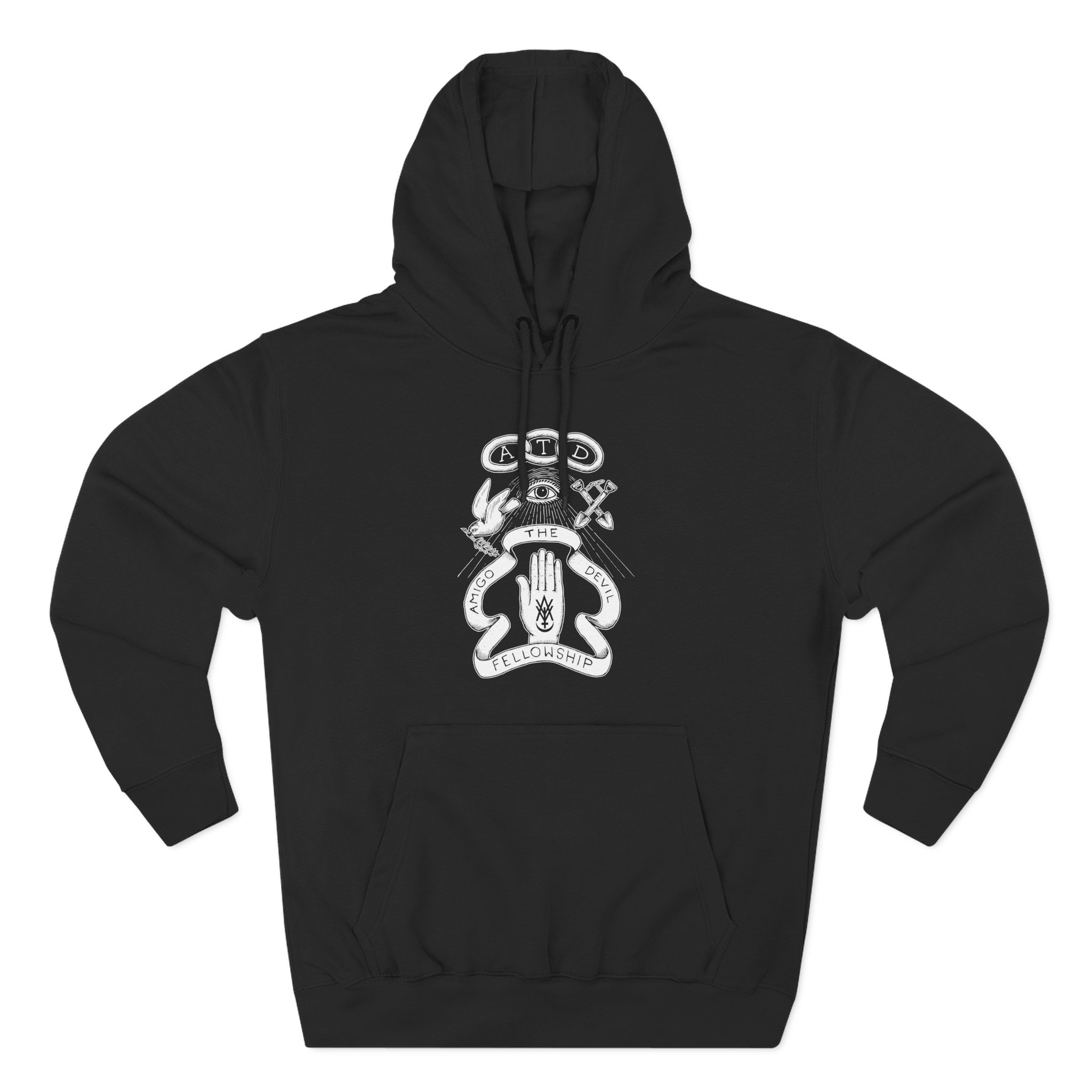Amigo the Devil Fellowship Three-Panel Fleece Hoodie