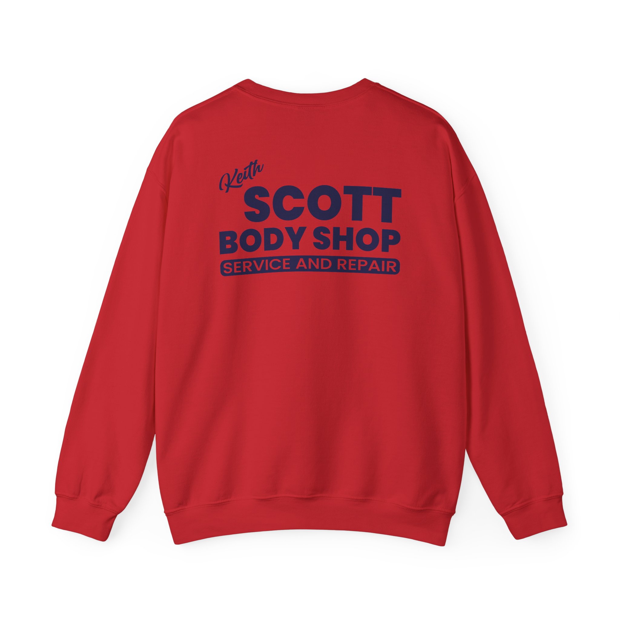 Keith Scott Body Shop One Tree Hill Unisex Heavy Blend Crewneck Sweatshirt