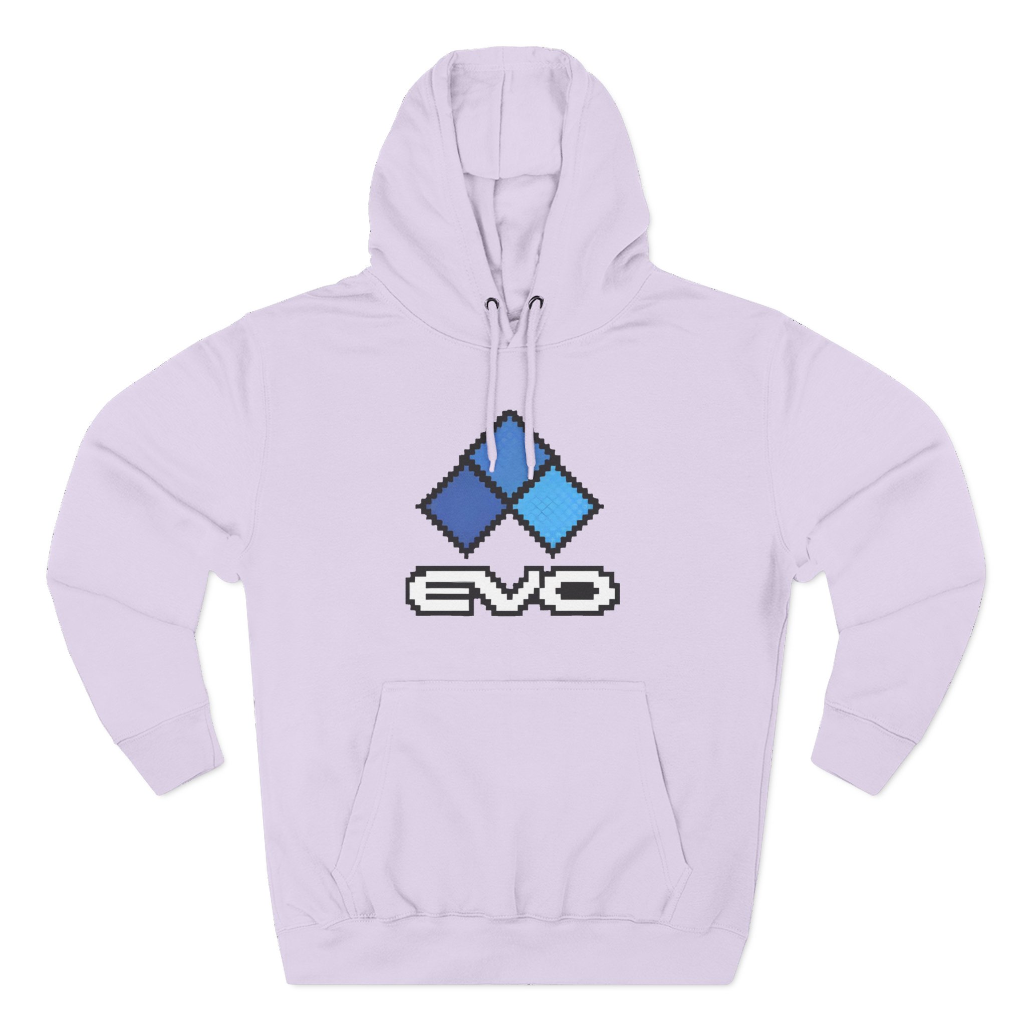 Evo 8 Bit Logo Returns Three-Panel Fleece Hoodie