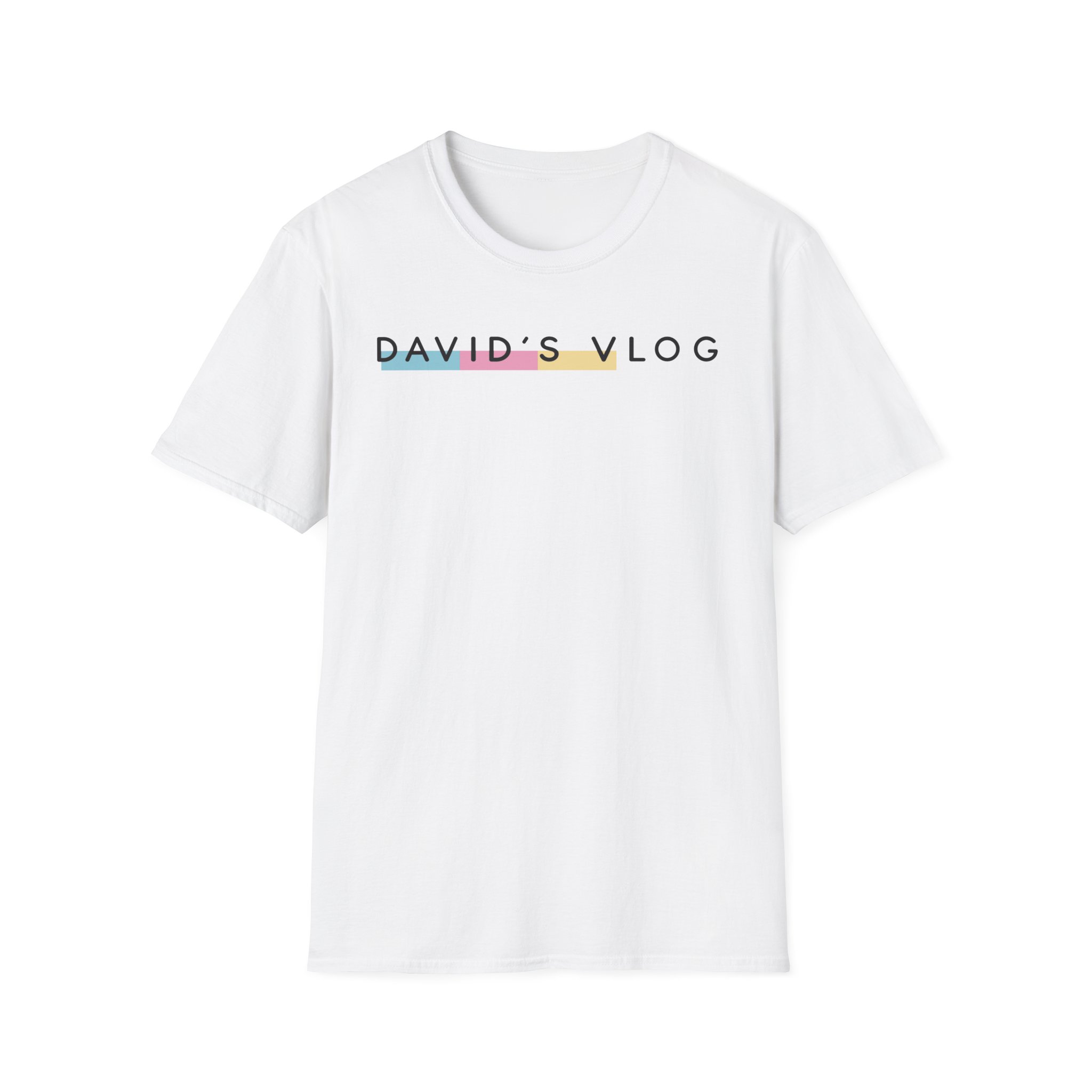 David Dobrik David's Vlog Unisex Softstyle T-Shirt