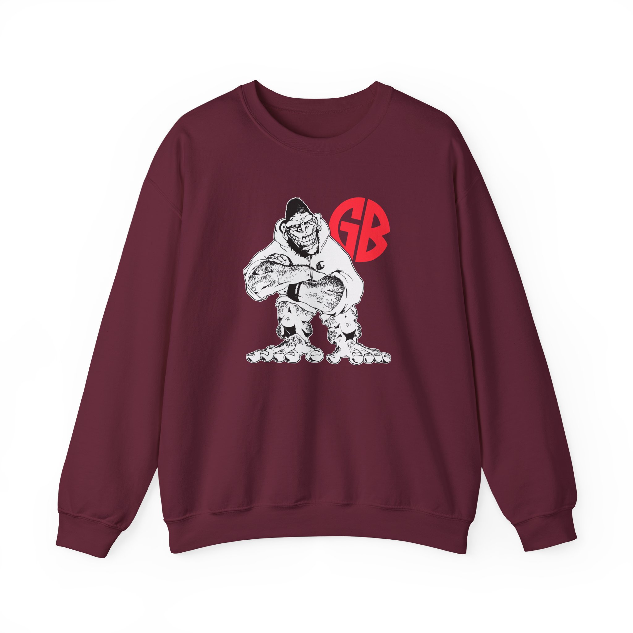 Gorilla Biscuits Big Gorilla Unisex Heavy Blendâ„¢ Crewneck Sweatshirt