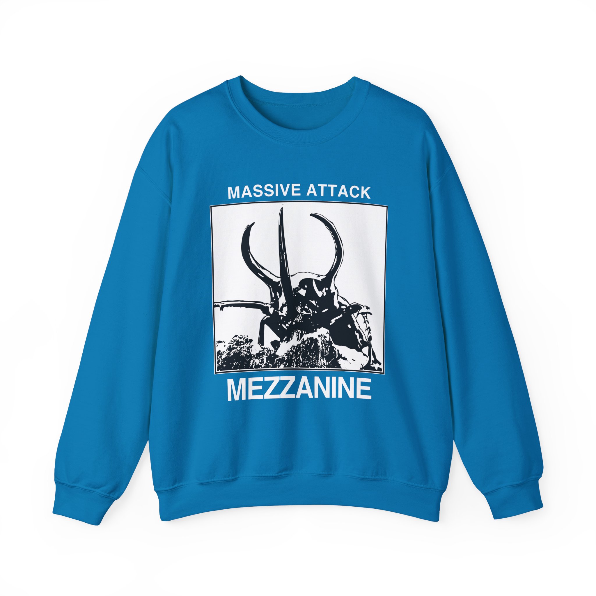 Massive Attack Mezzanine Unisex Heavy Blendâ„¢ Crewneck Sweatshirt