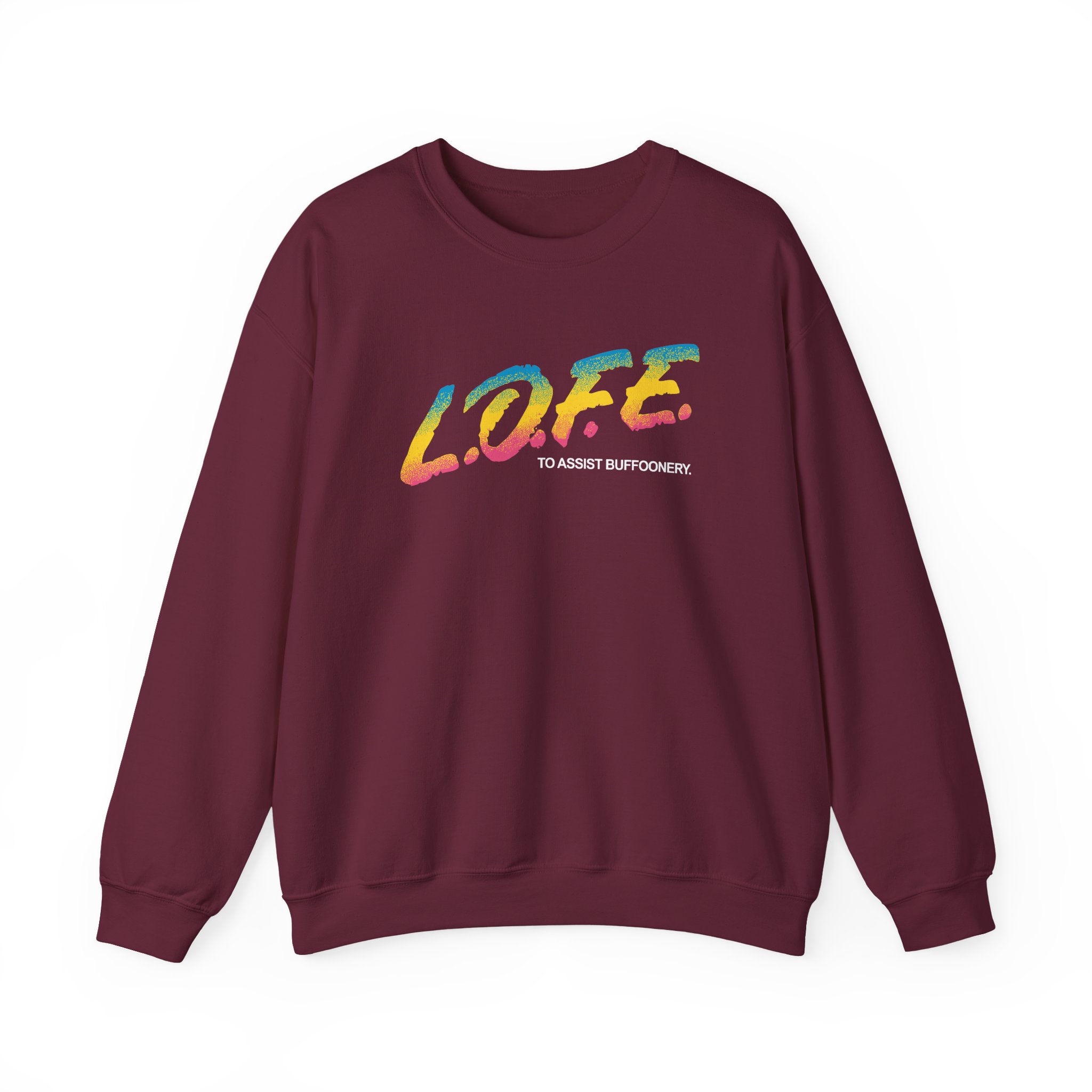 Lofe to Assist Buffoonery Unisex Heavy Blendâ„¢ Crewneck Sweatshirt