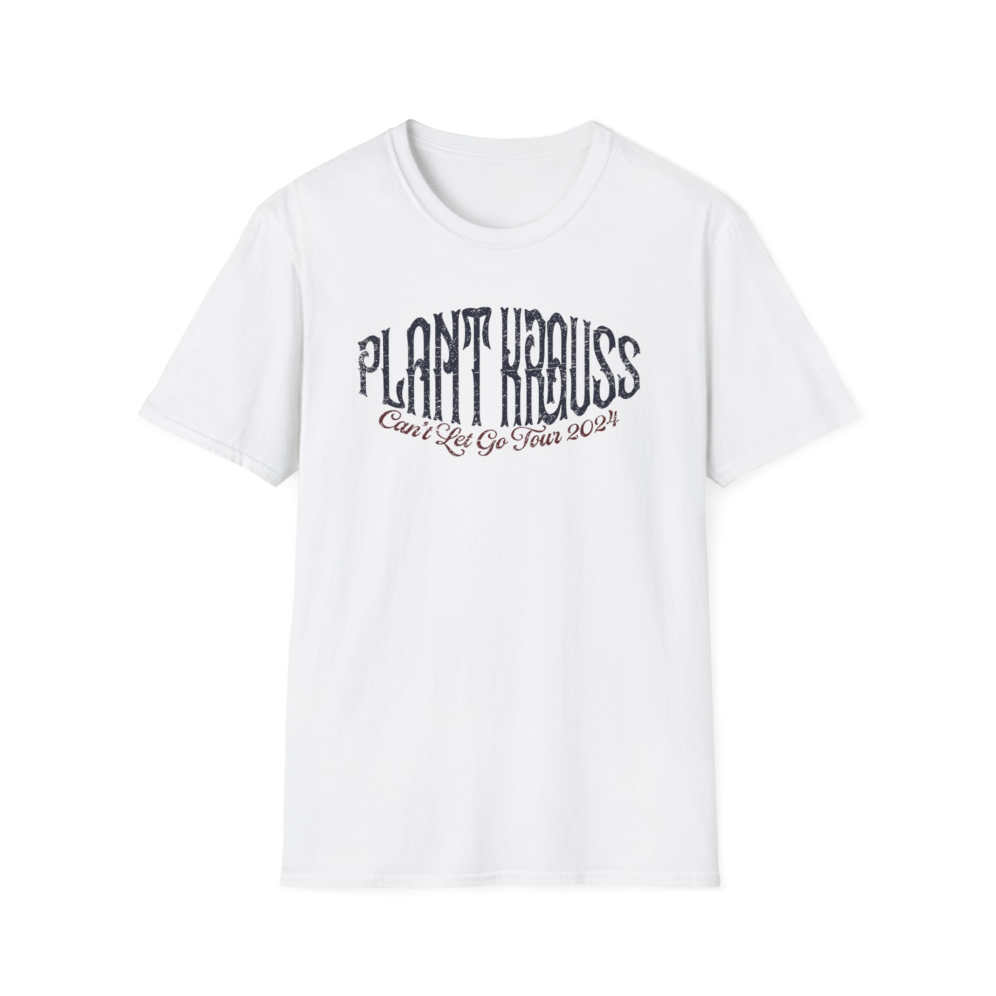 Robert Plant Inflated Type Unisex Softstyle T-Shirt