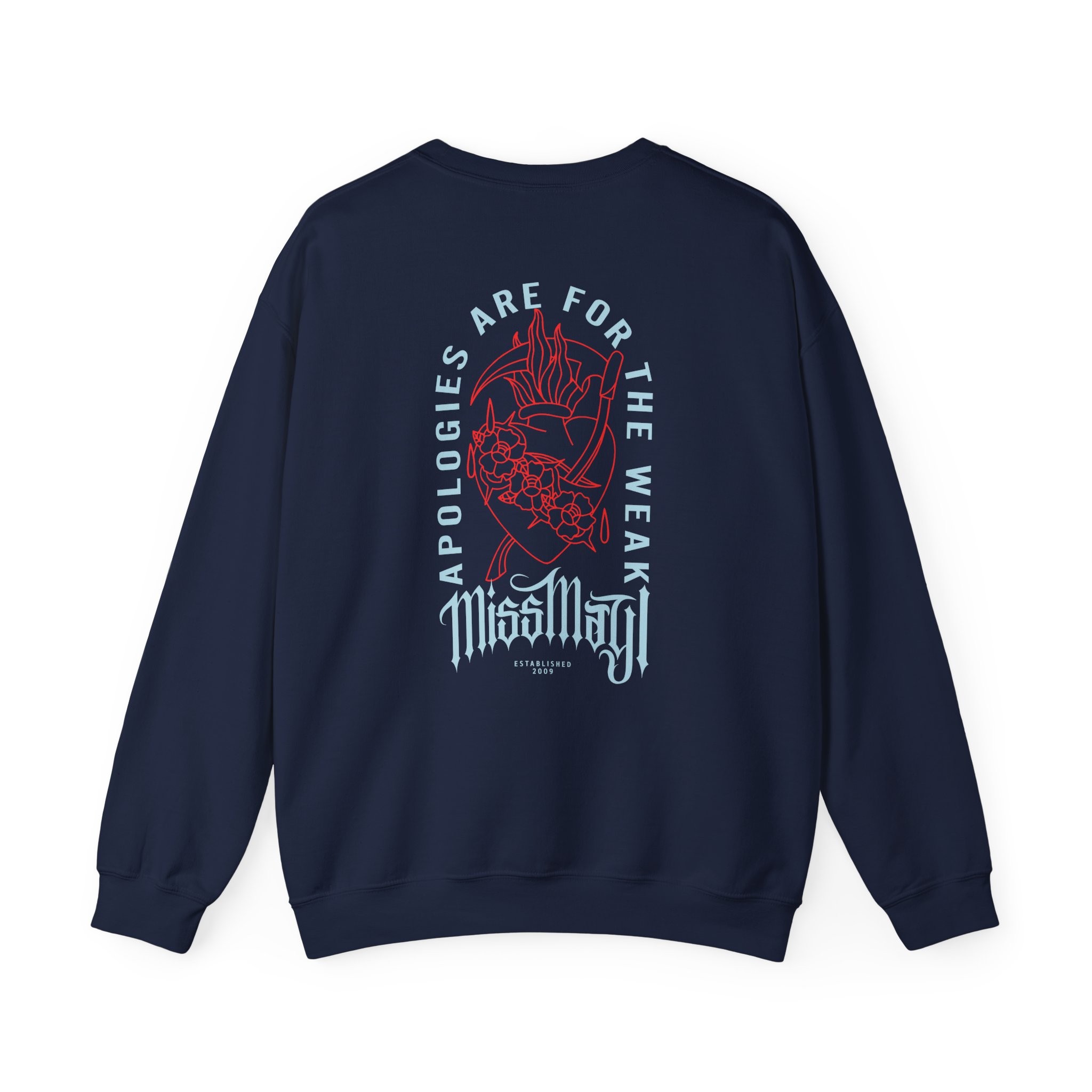 Miss May I Burning Rose Unisex Heavy Blendâ„¢ Crewneck Sweatshirt