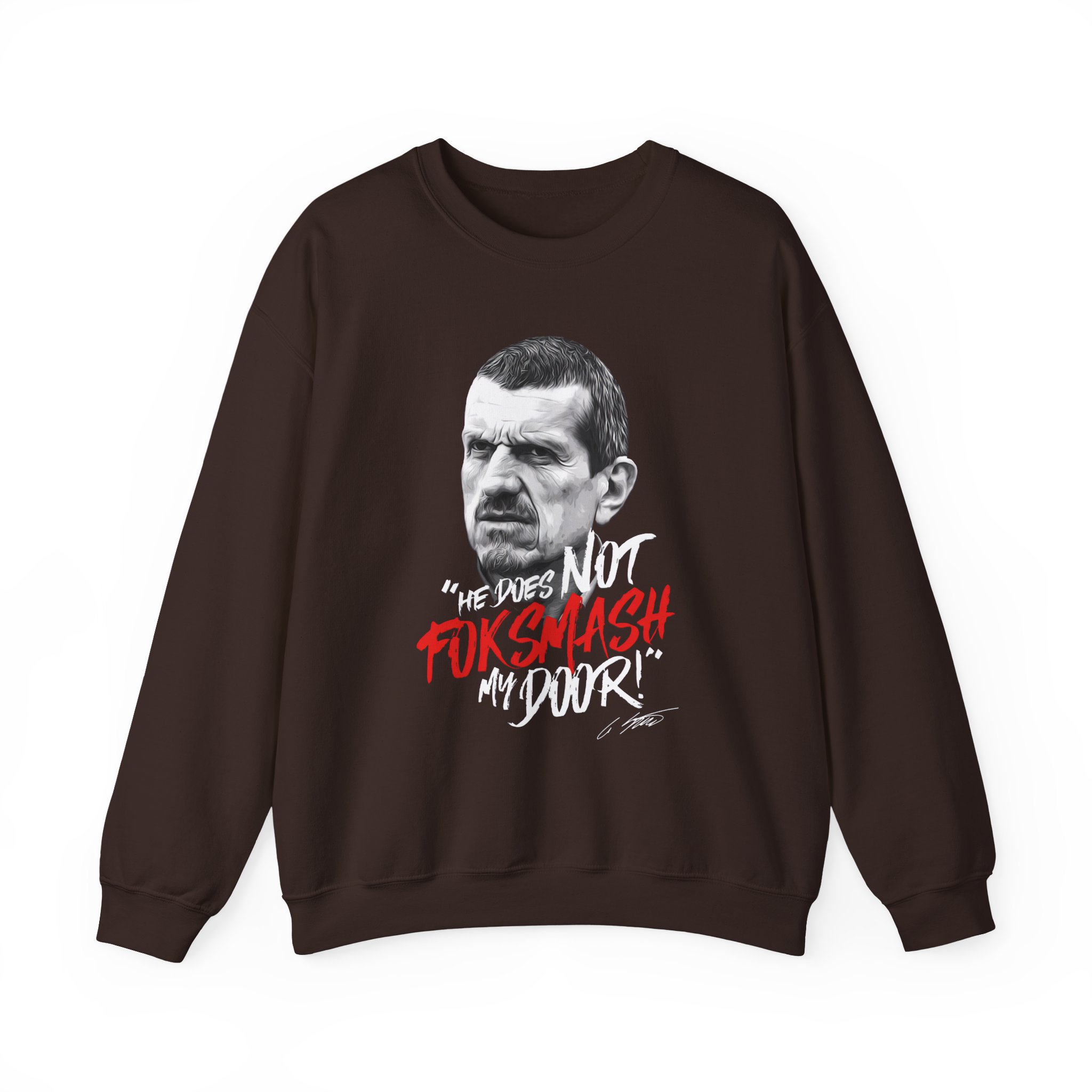 Haas F1 Foksmash-face Unisex Heavy Blendâ„¢ Crewneck Sweatshirt