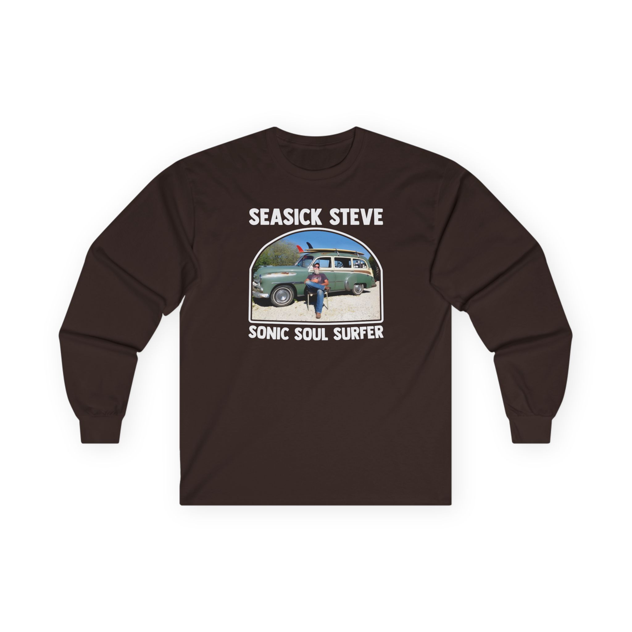 Seasick Steve Sonic Soul Surfer Unisex Ultra Cotton Long Sleeve Tee
