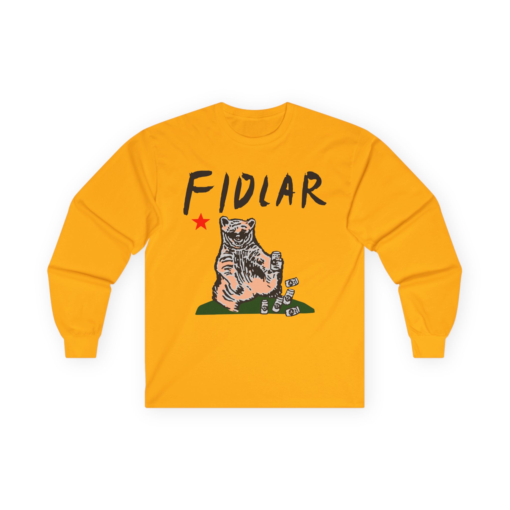 California Bear Drink Cheap Beer Fidlar Unisex Ultra Cotton Long Sleeve Tee