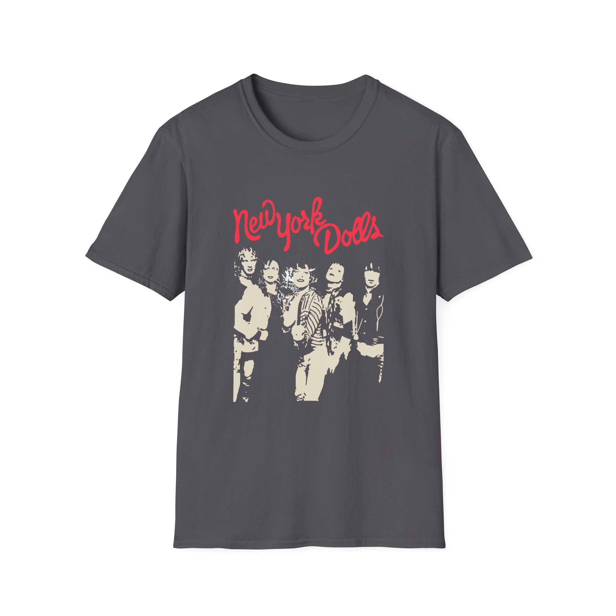 New York Dolls Trash Photo Unisex Softstyle T-Shirt