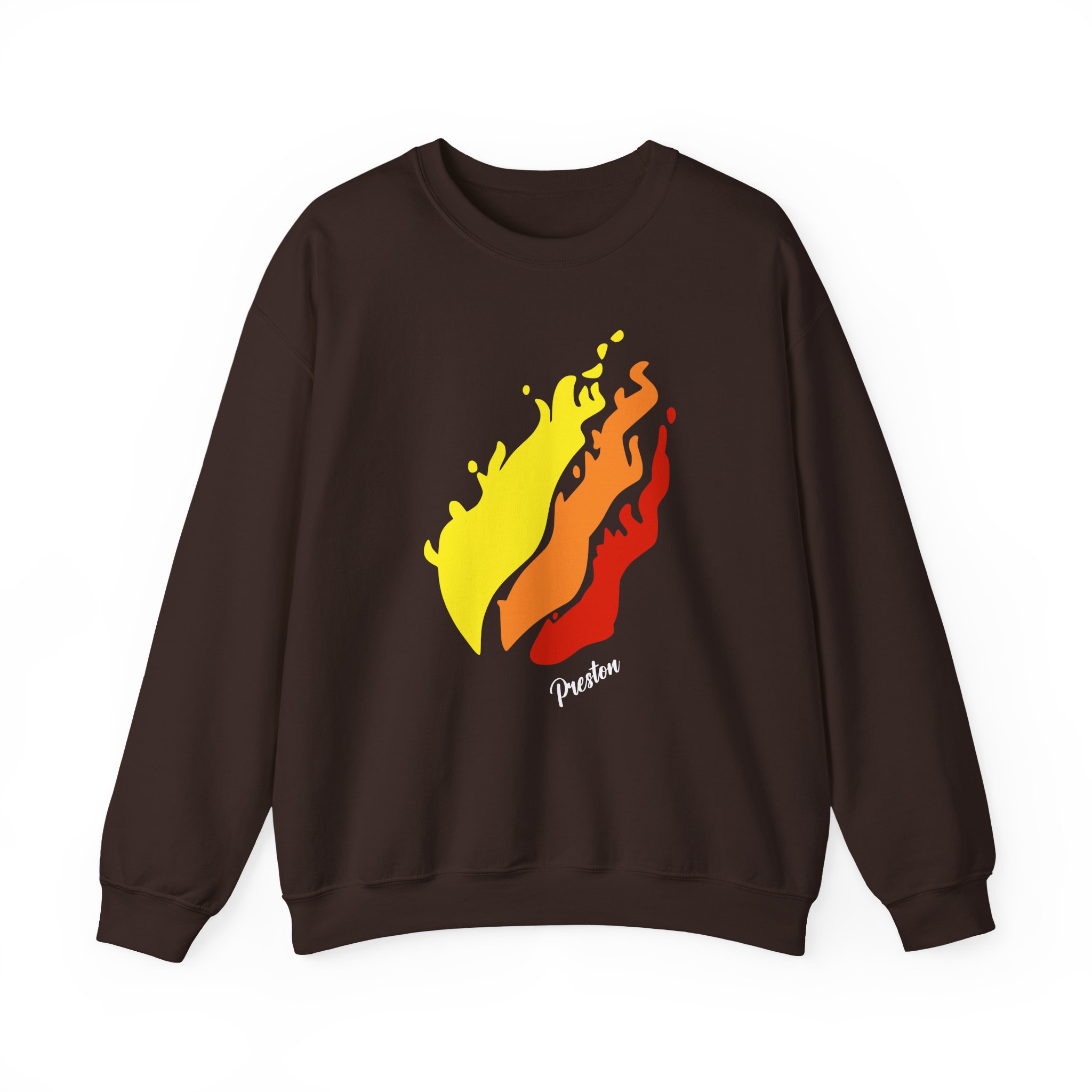 Preston Flame Unisex Heavy Blendâ„¢ Crewneck Sweatshirt