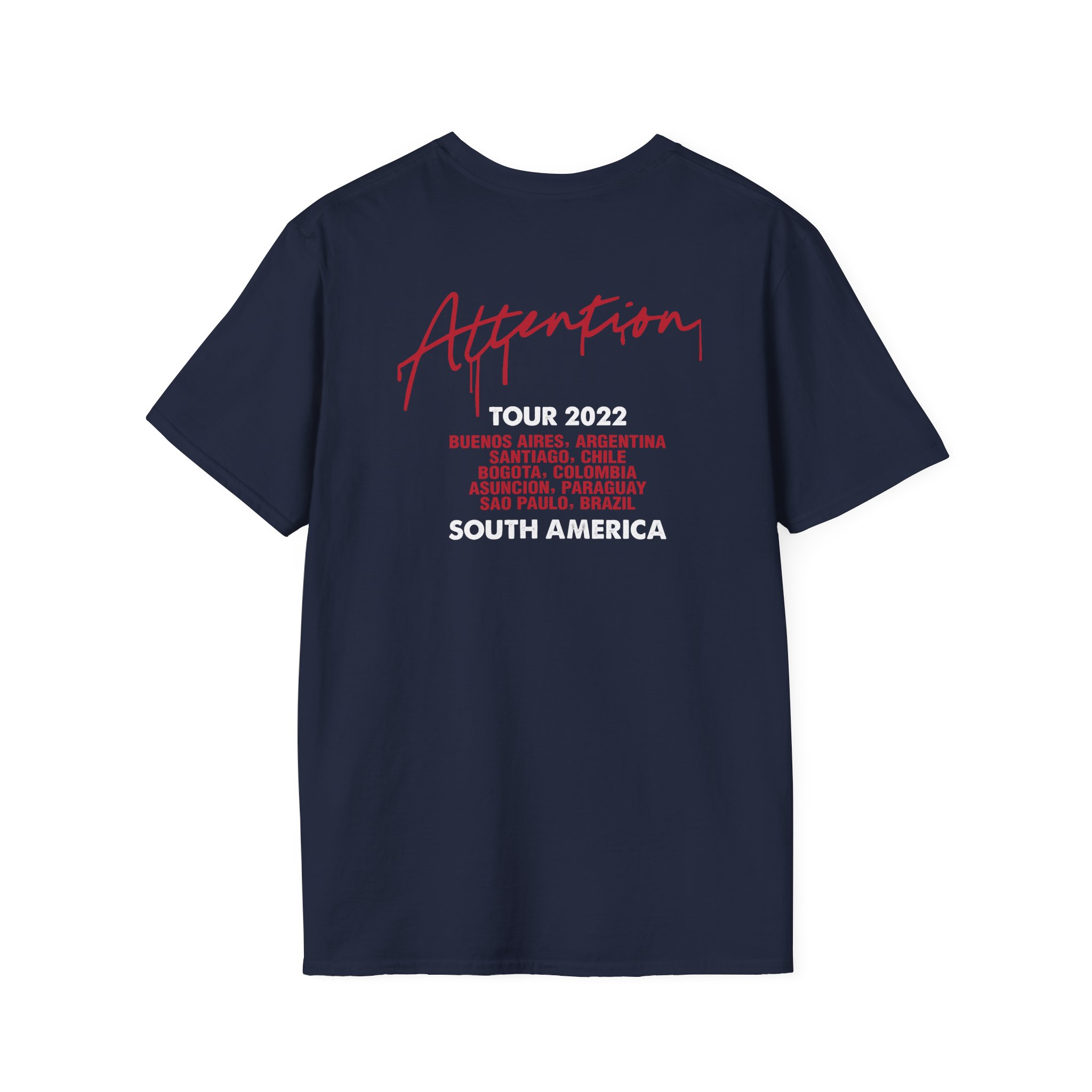 Miley Cyrus Serving Face South America Tour Unisex Softstyle T-Shirt