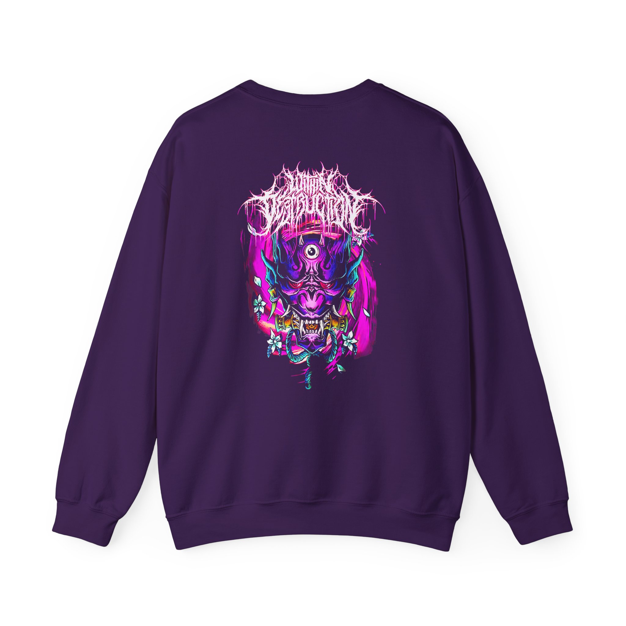 Within Destruction Demon Mask Unisex Heavy Blend Crewneck Sweatshirt
