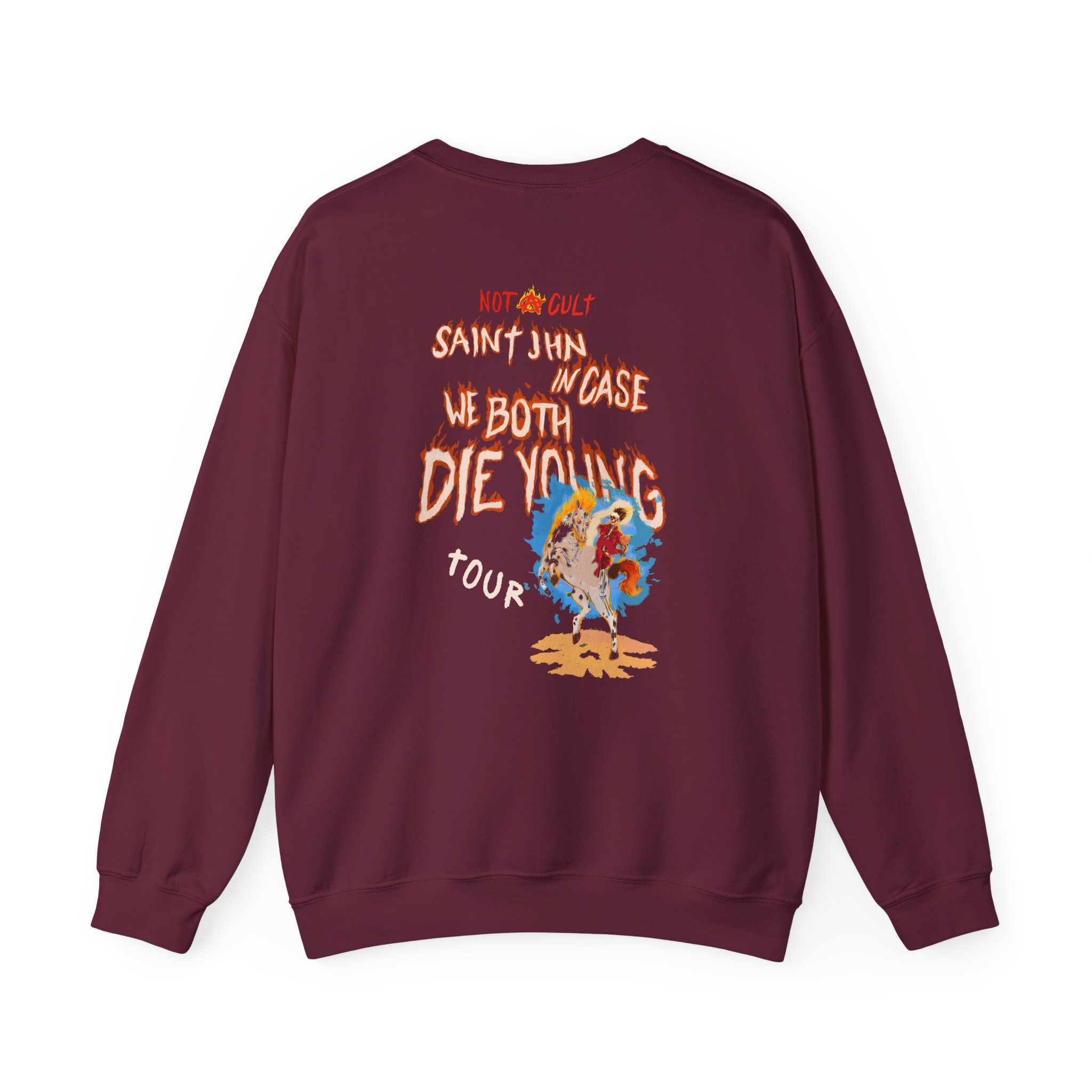Saint Jhn Incase We Both Die Young World Tour Unisex Heavy Blendâ„¢ Crewneck Sweatshirt