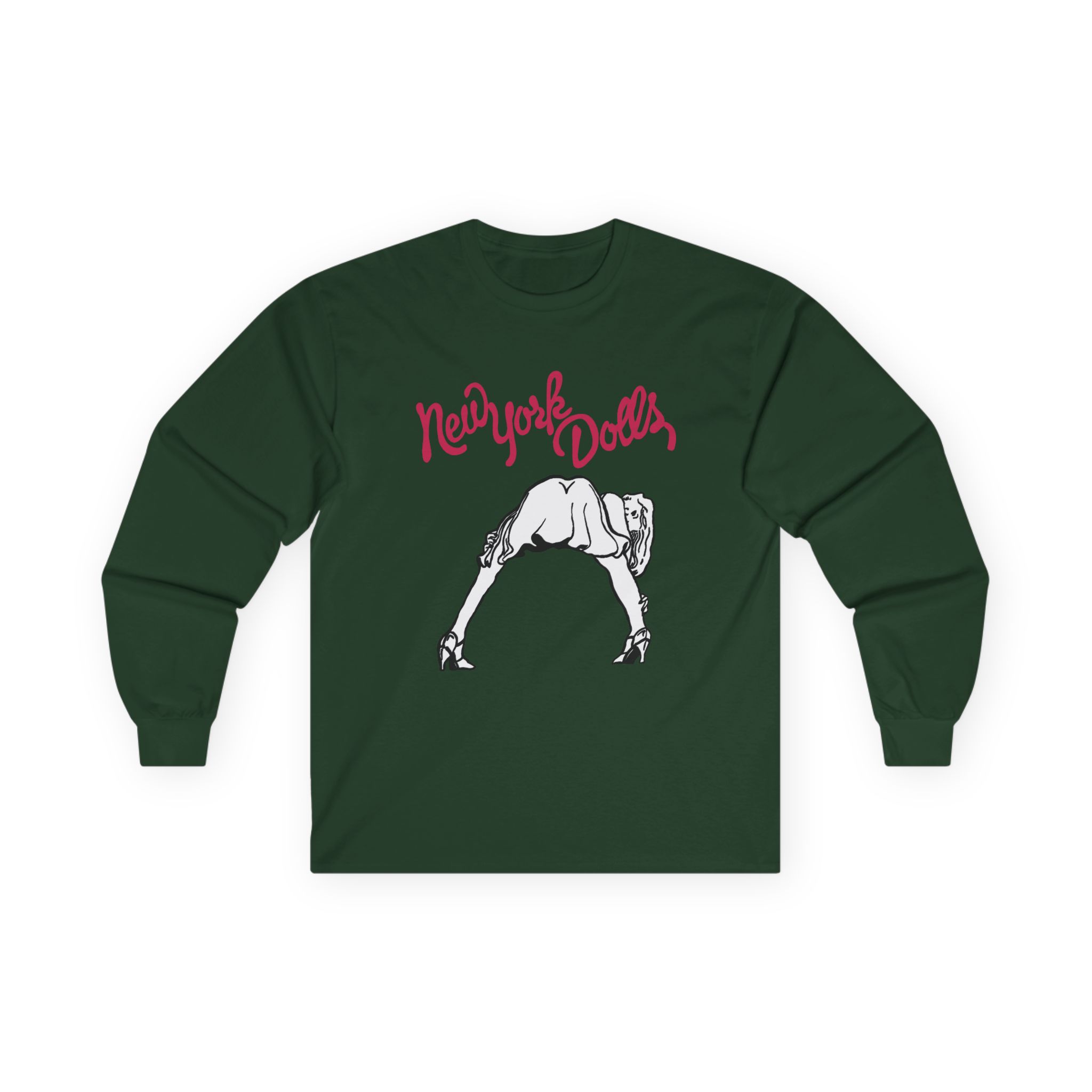New York Dolls Lipstick Girl Unisex Ultra Cotton Long Sleeve Tee