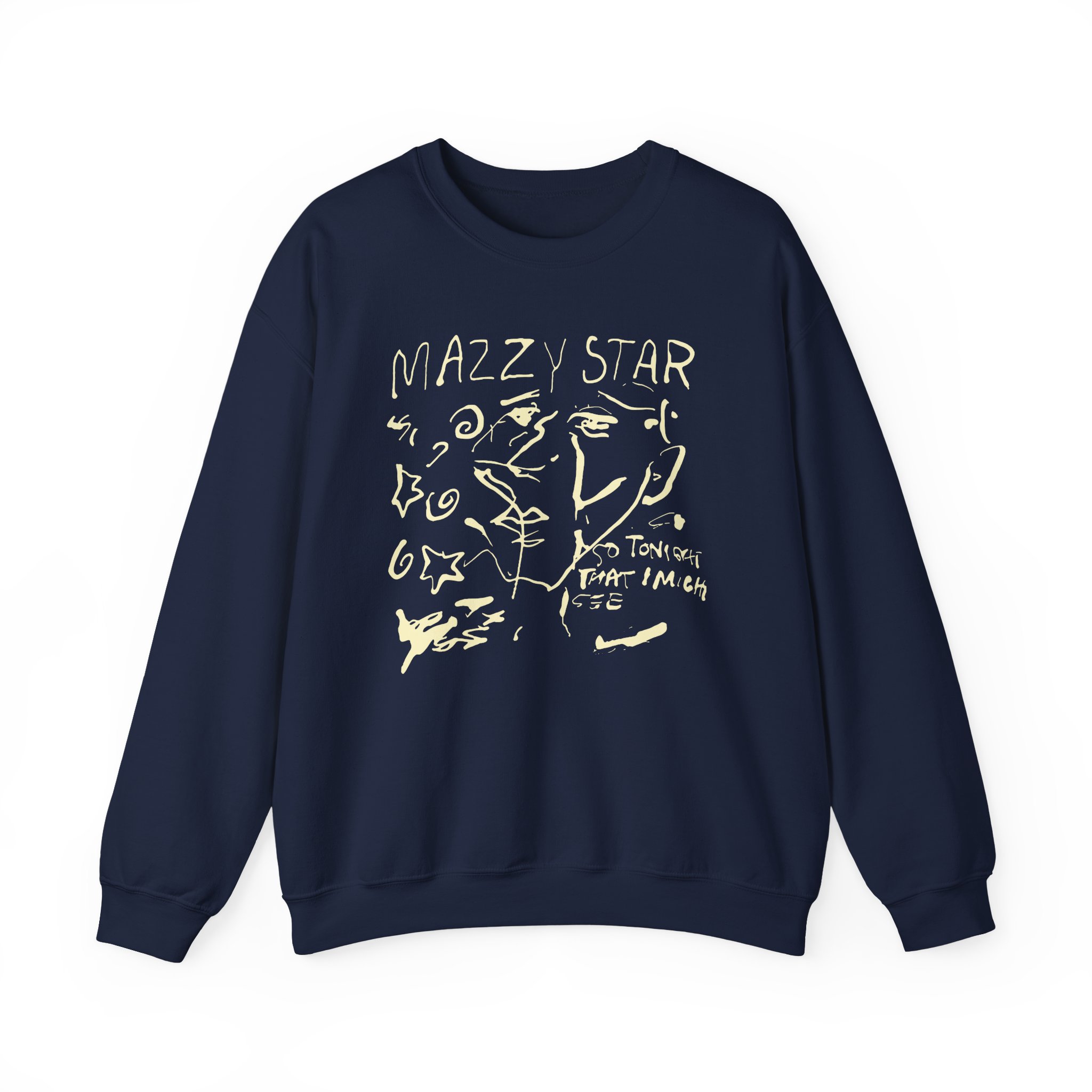 Binchtopia Max Wearing Mazzy Star 90s Unisex Heavy Blendâ„¢ Crewneck Sweatshirt