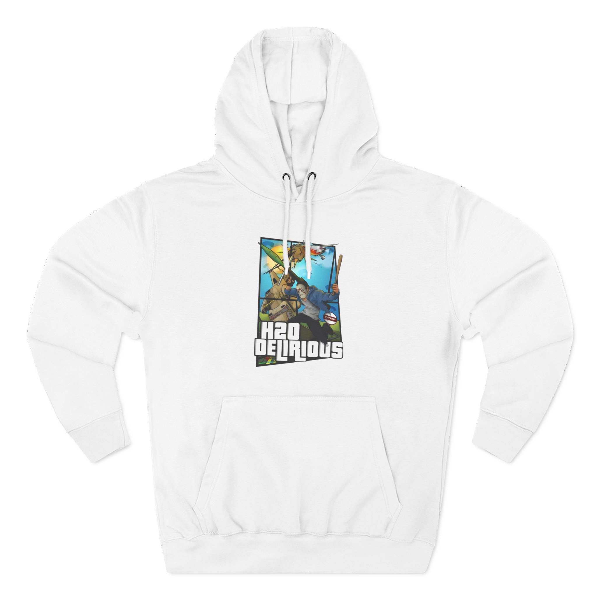 H2odelirious Three-Panel Fleece Hoodie