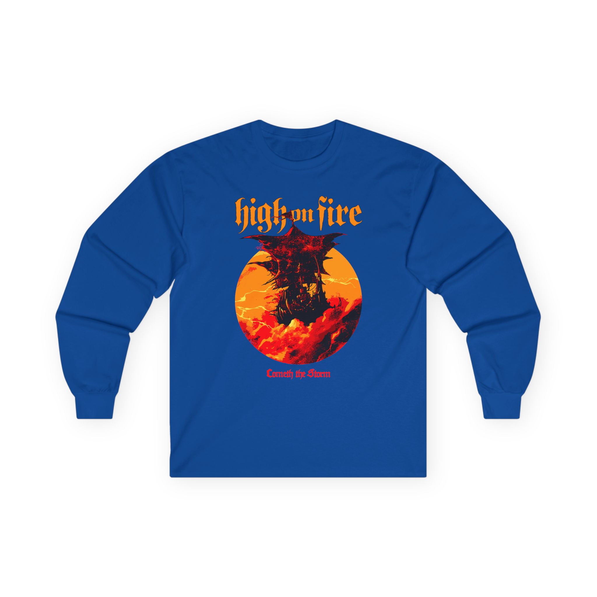 High on Fire Cometh the Storm Unisex Ultra Cotton Long Sleeve Tee