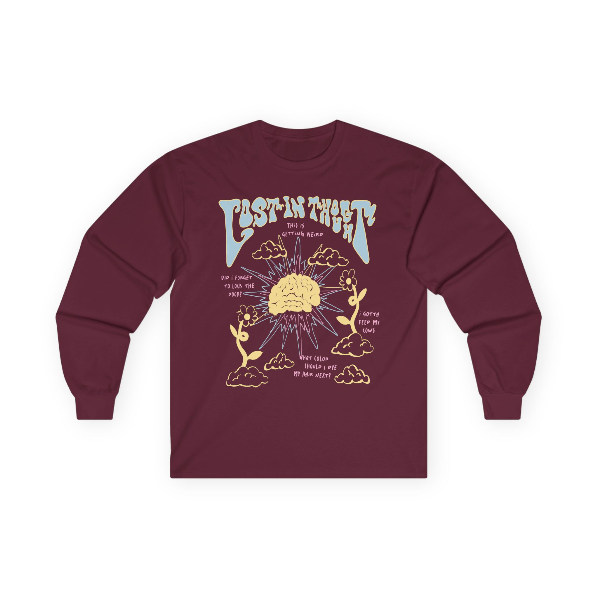 Kallmekris Lost In Thought Unisex Ultra Cotton Long Sleeve Tee