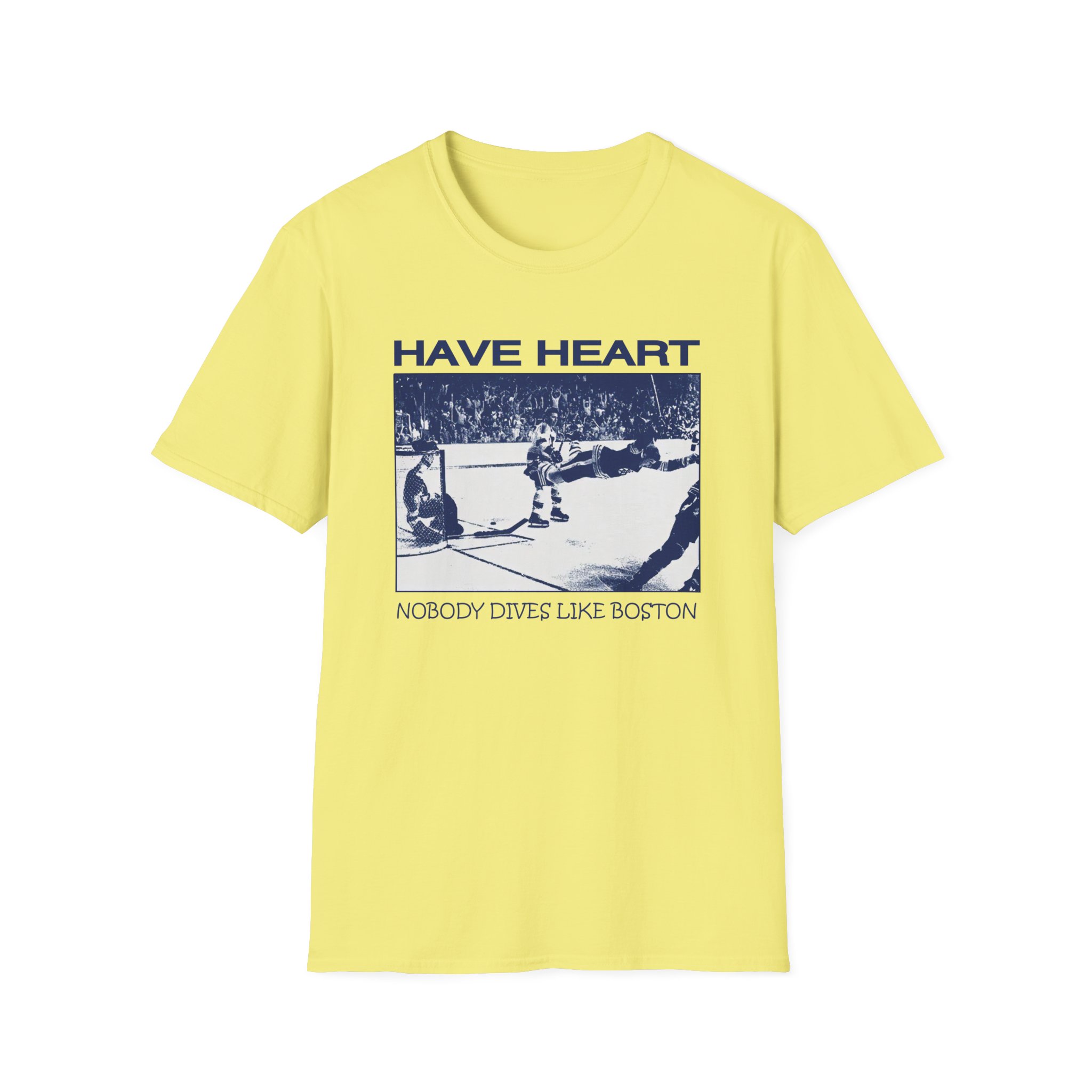 Have Heart Nobody Dives Like Boston Unisex Softstyle T-Shirt