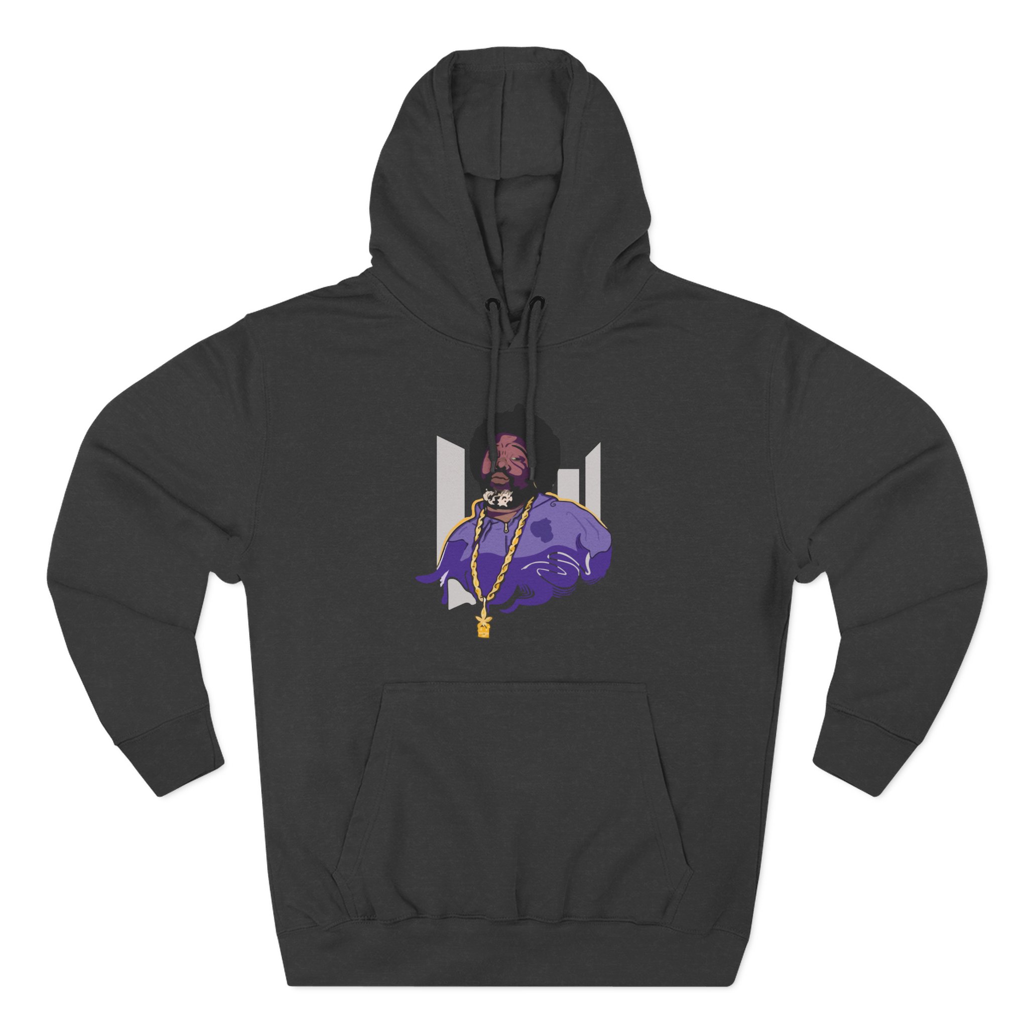 Afroman Because I got High Three-Panel Fleece Hoodie