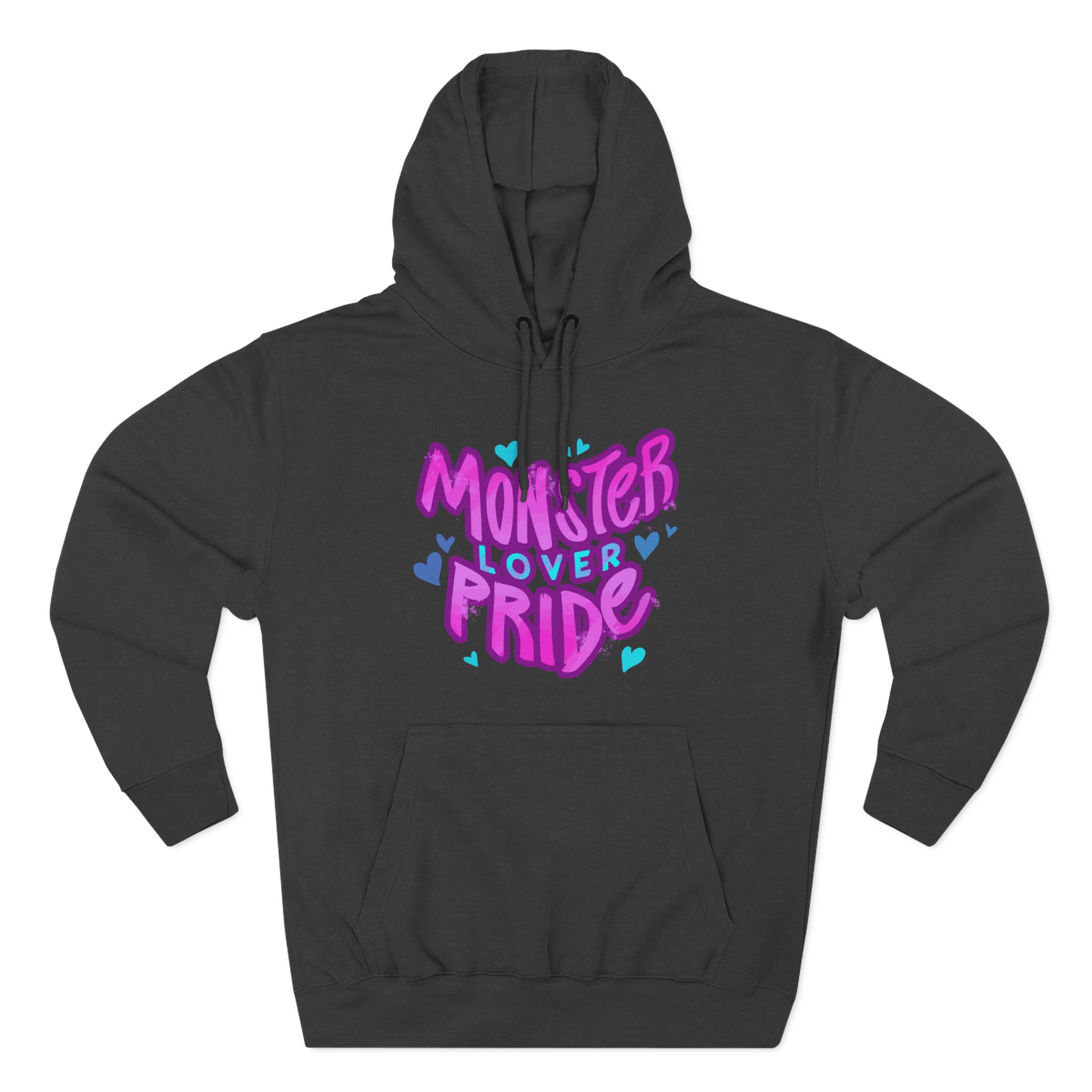 Vivziepop Monster Lover Pride Three-Panel Fleece Hoodie