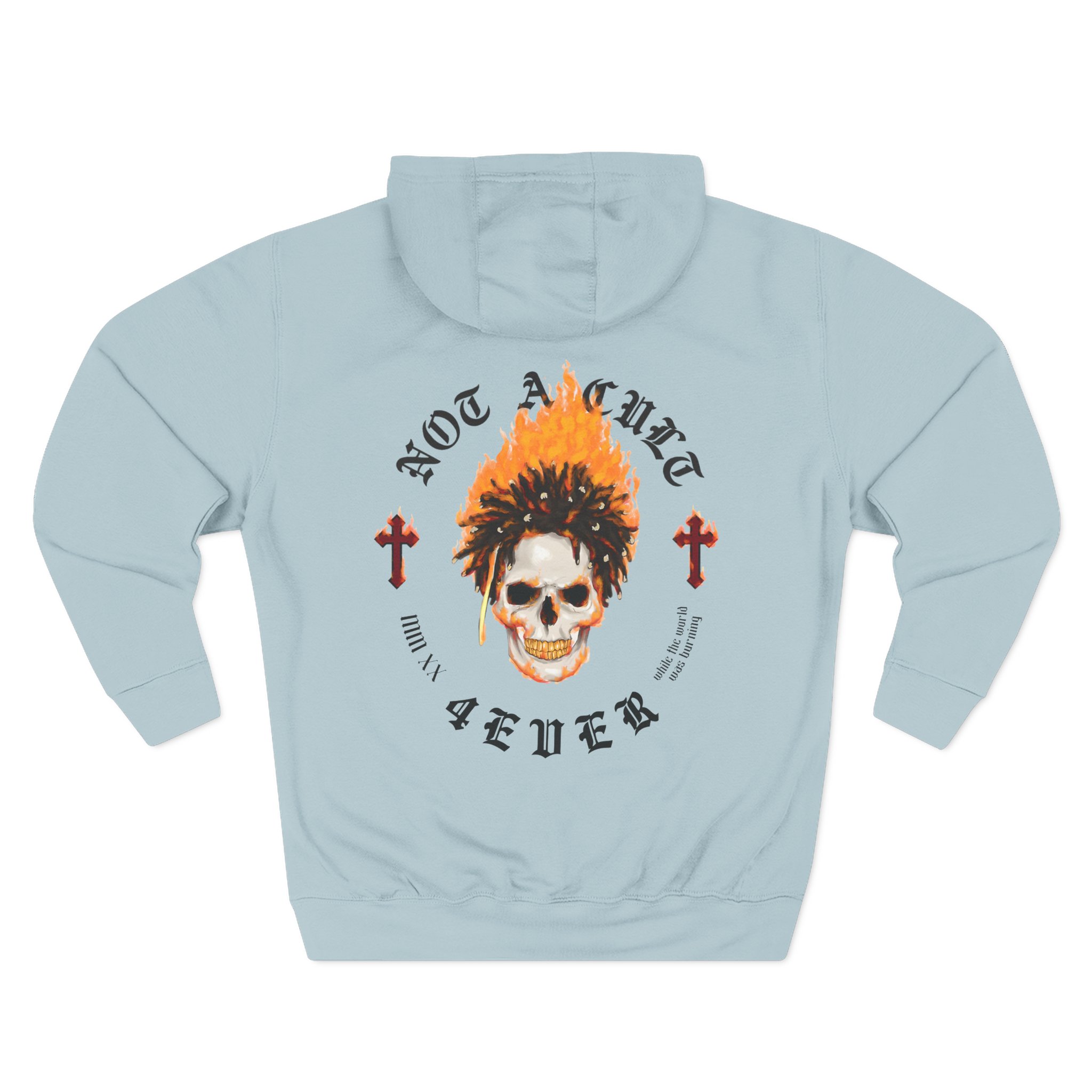 Saint Jhn Cult 4ever Three-Panel Fleece Hoodie