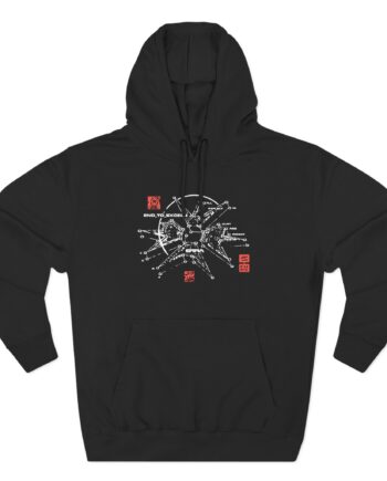 Erra End to Excess Three-Panel Fleece Hoodie