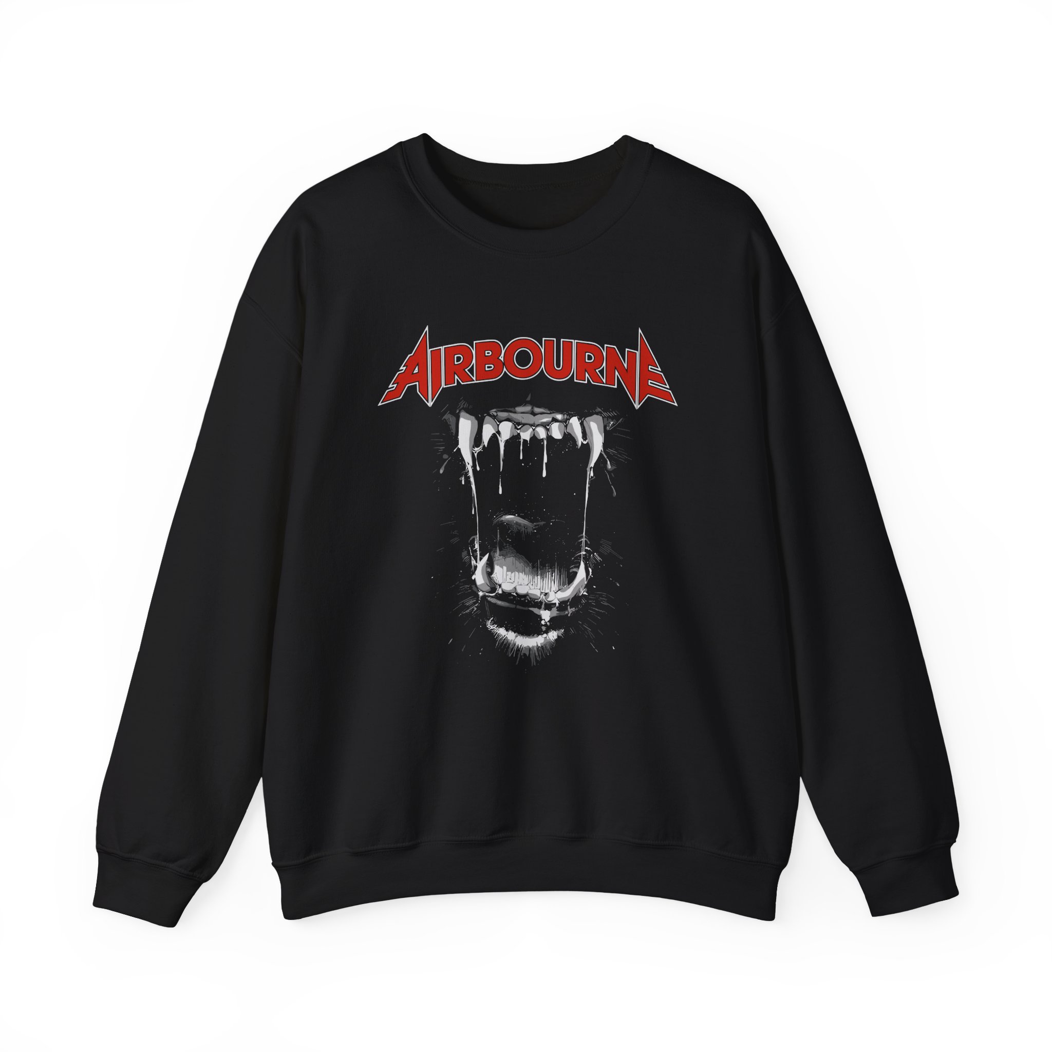 Airbourne Black Dog Barking Tracks Unisex Heavy Blendâ„¢ Crewneck Sweatshirt