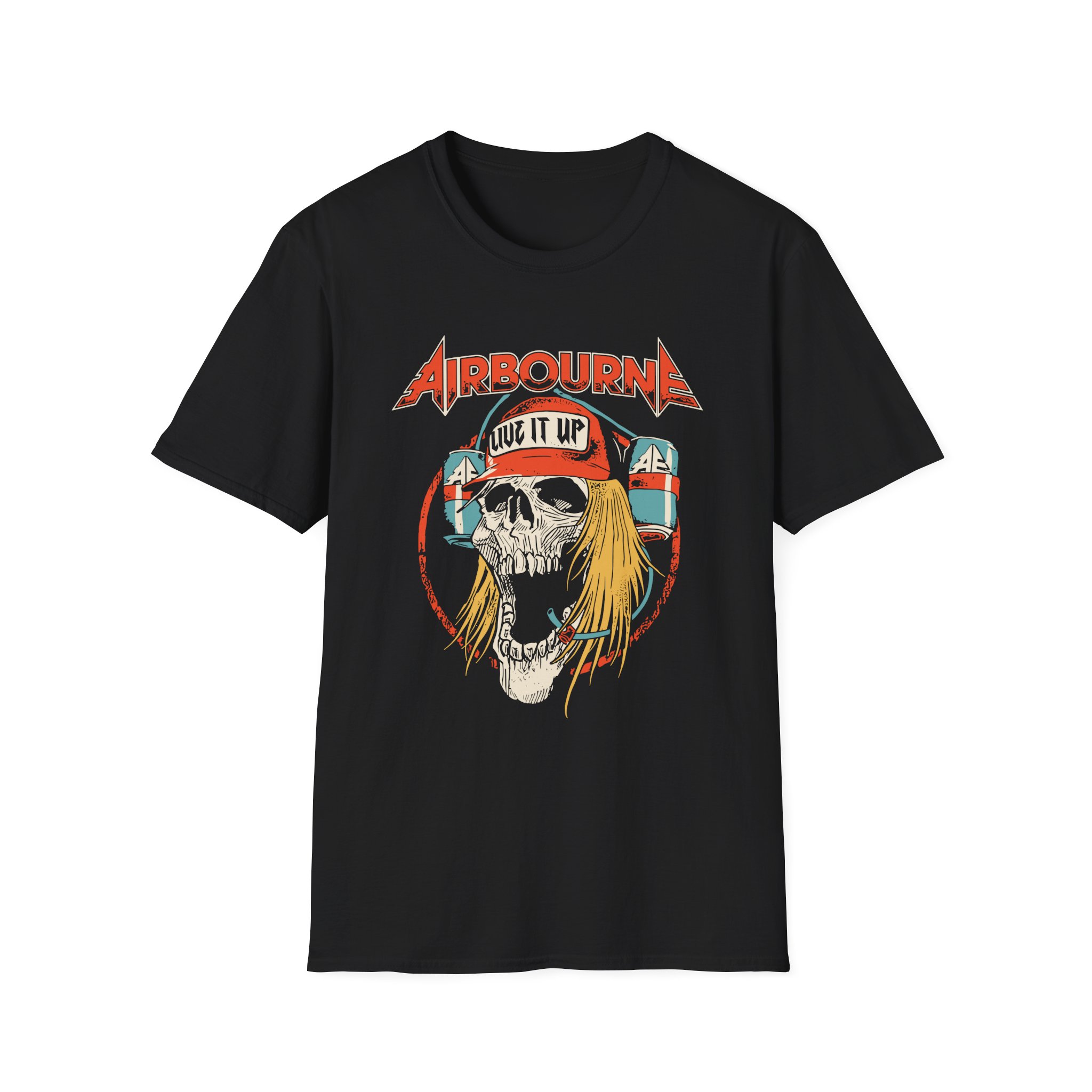 Airbourne Live It Up Unisex Softstyle T-Shirt