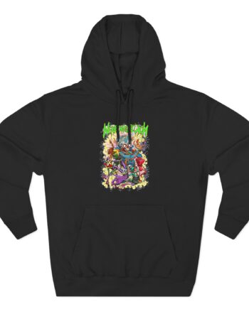 Nekrogoblikon Wizard Three-Panel Fleece Hoodie
