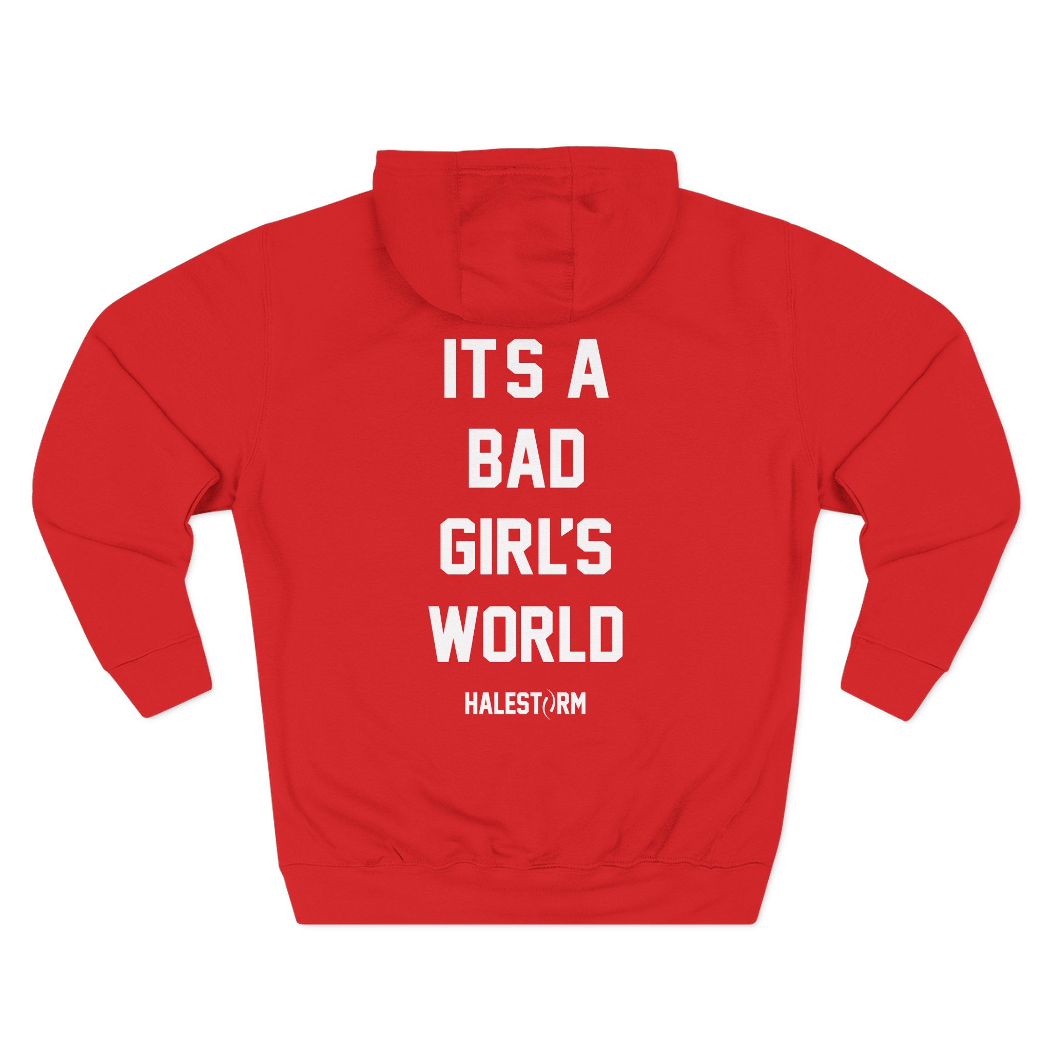 Halestorm It's a Bad Girl's World Three-Panel Fleece Hoodie